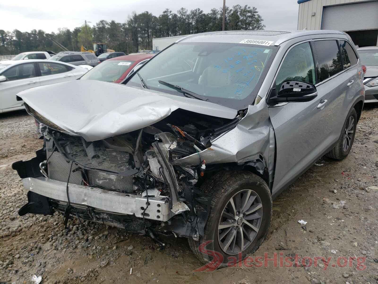 5TDKZRFH2KS307637 2019 TOYOTA HIGHLANDER