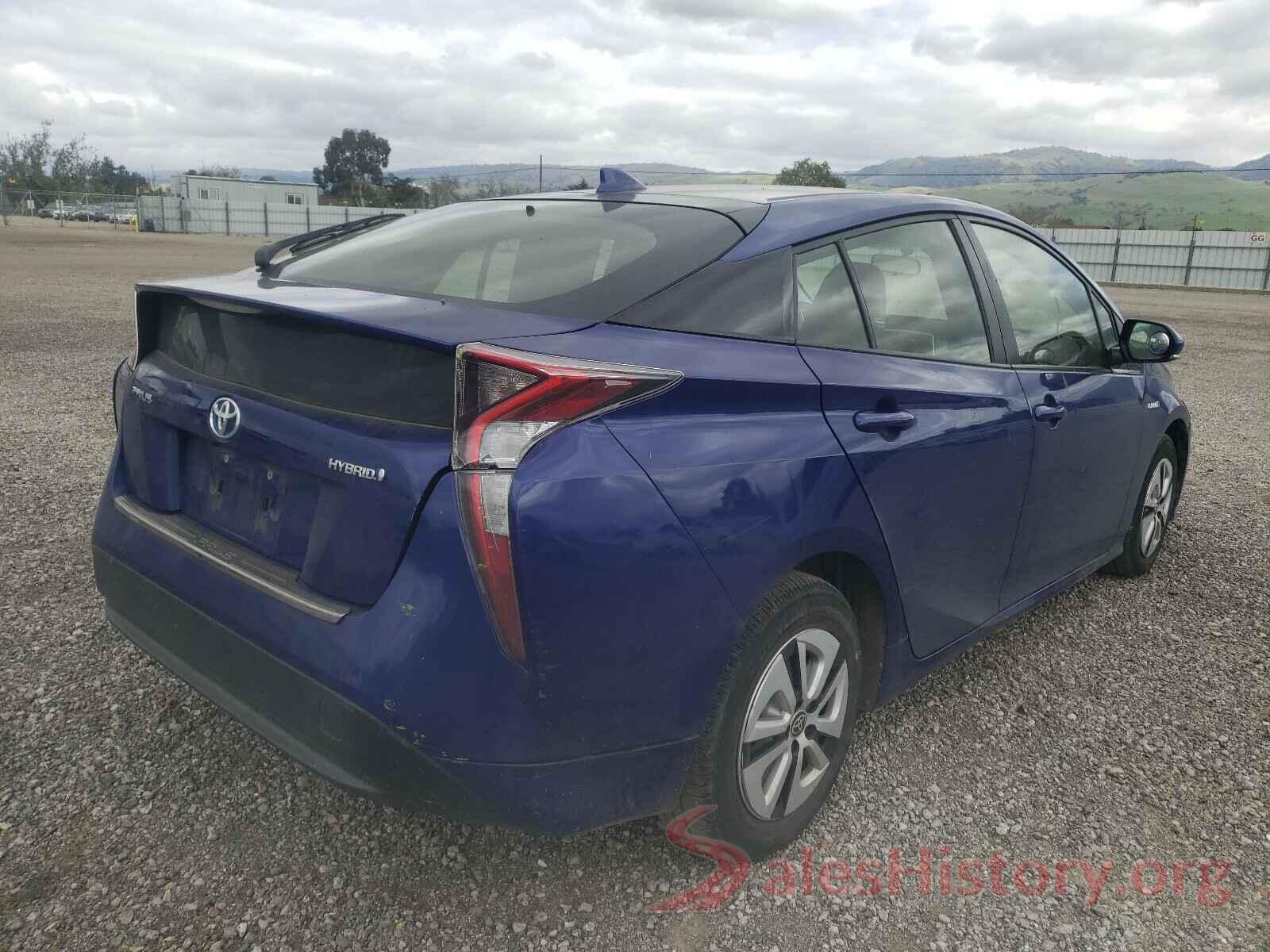 JTDKARFU9G3522686 2016 TOYOTA PRIUS