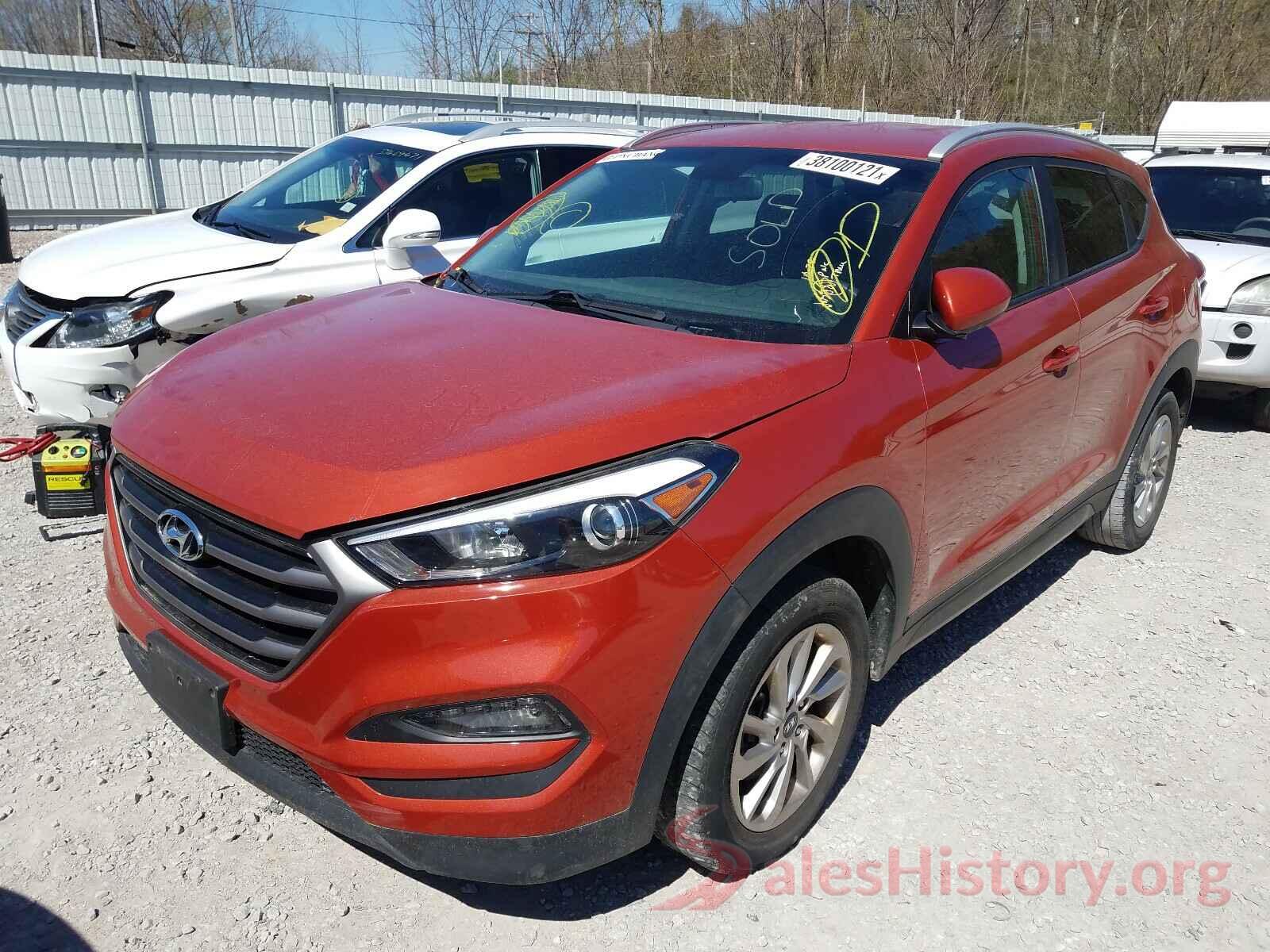 KM8J3CA45GU097323 2016 HYUNDAI TUCSON