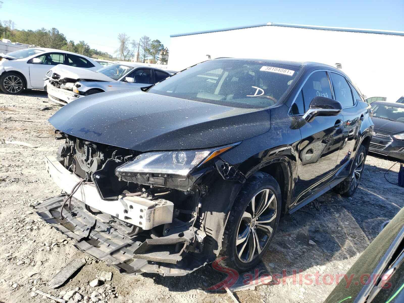 2T2ZZMCA2HC075711 2017 LEXUS RX350