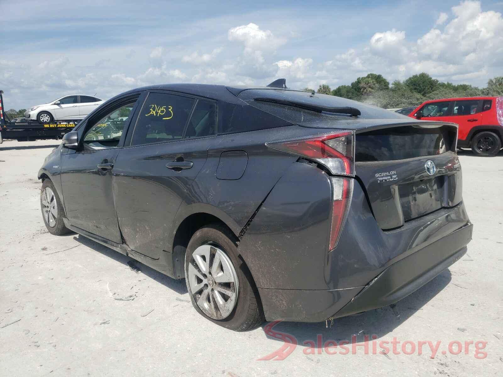 JTDKARFU8G3006853 2016 TOYOTA PRIUS