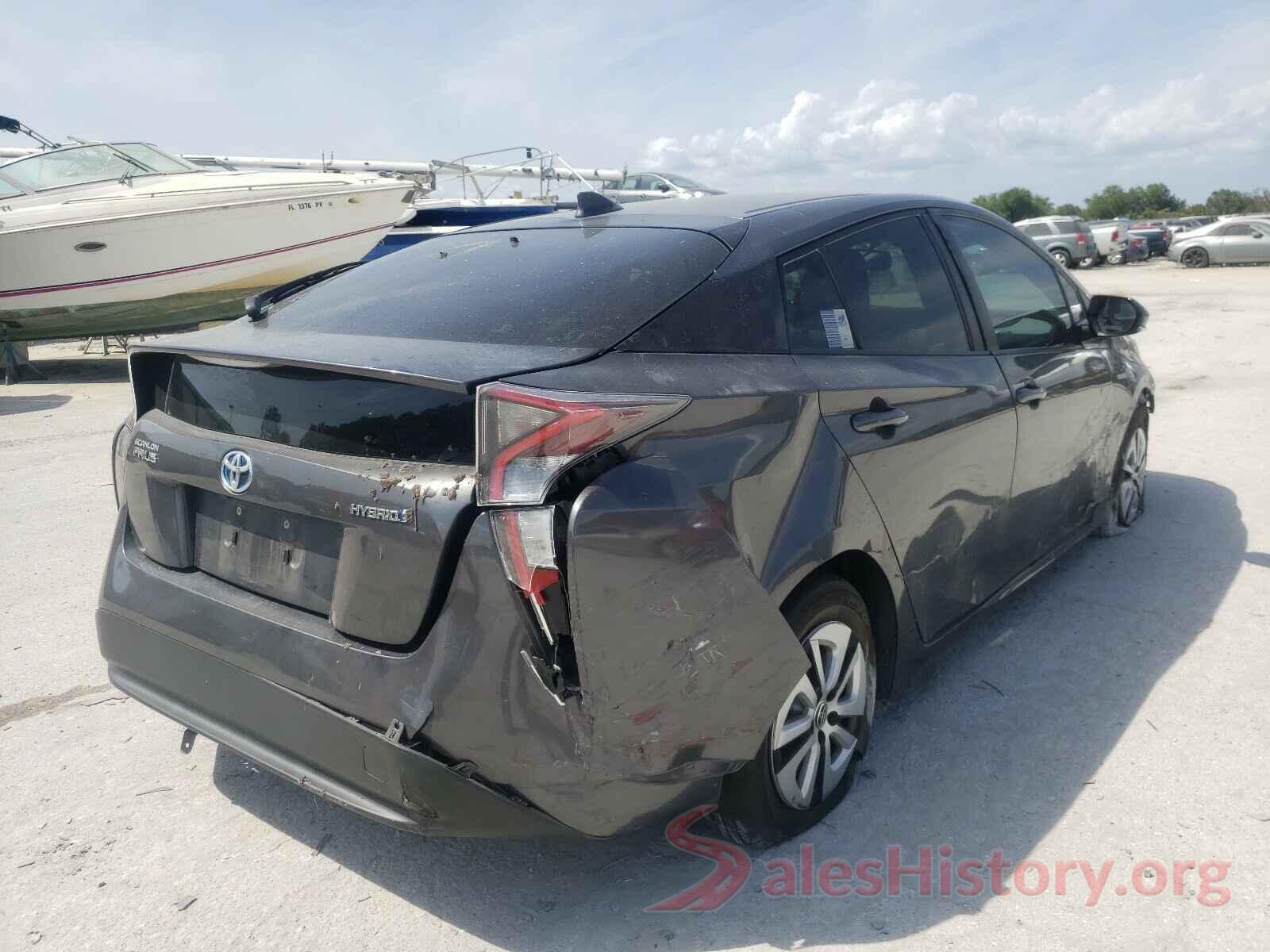 JTDKARFU8G3006853 2016 TOYOTA PRIUS