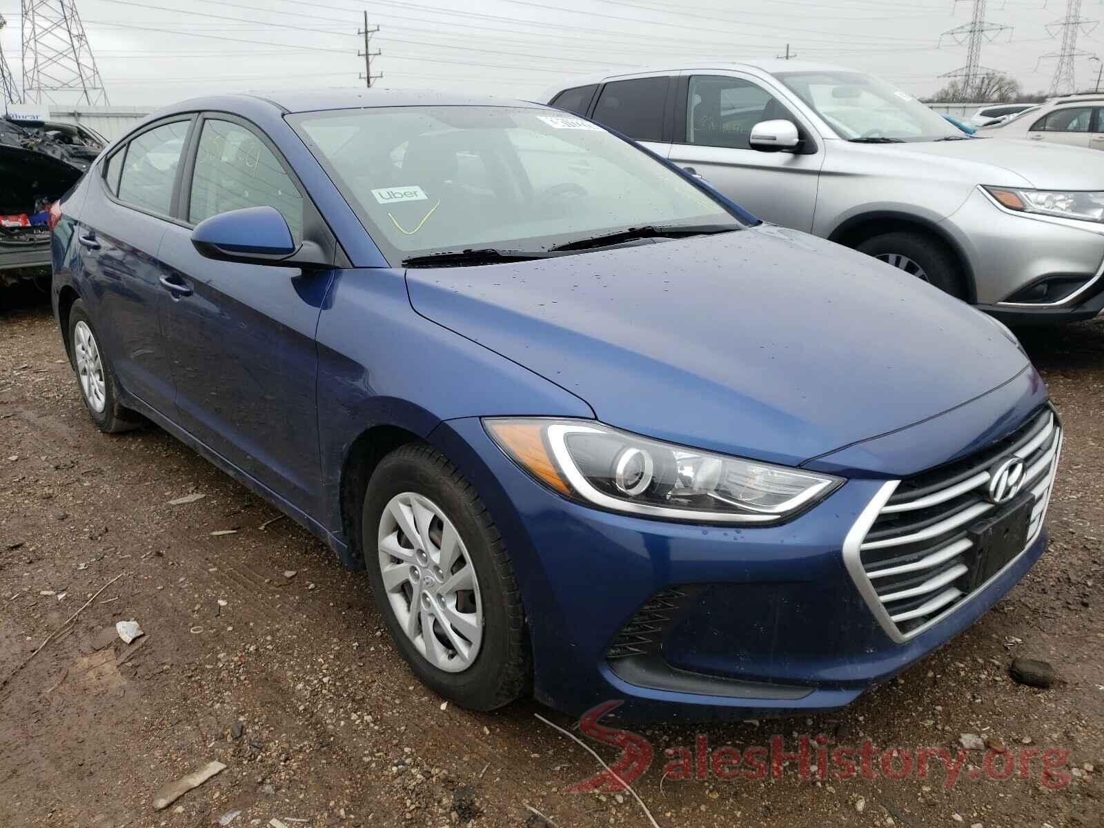 5NPD74LF4HH161583 2017 HYUNDAI ELANTRA