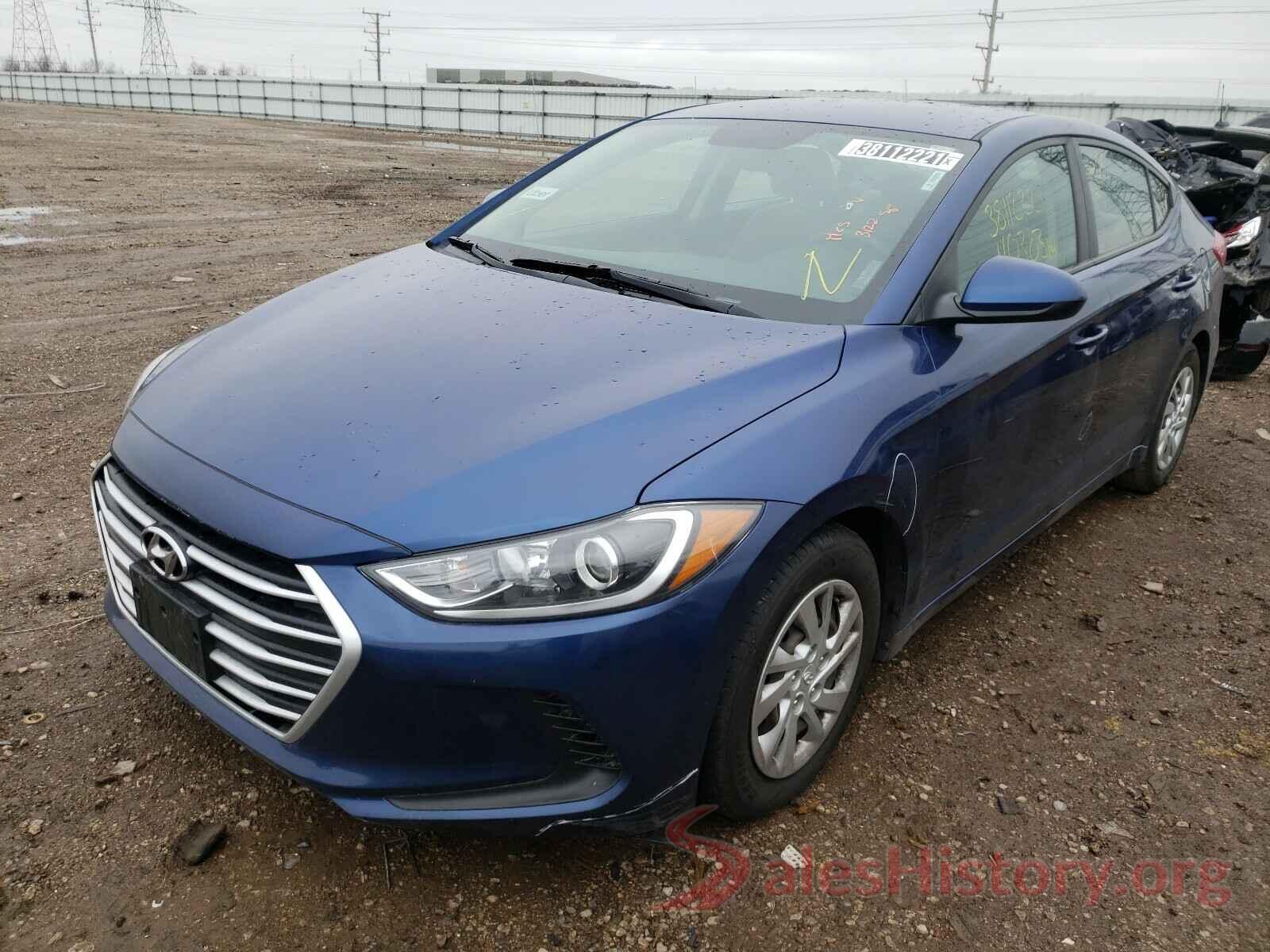 5NPD74LF4HH161583 2017 HYUNDAI ELANTRA