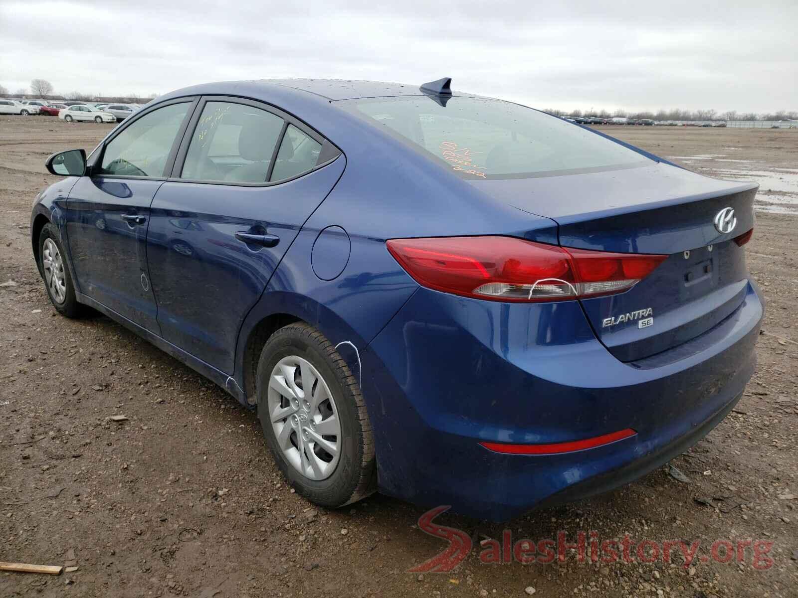 5NPD74LF4HH161583 2017 HYUNDAI ELANTRA