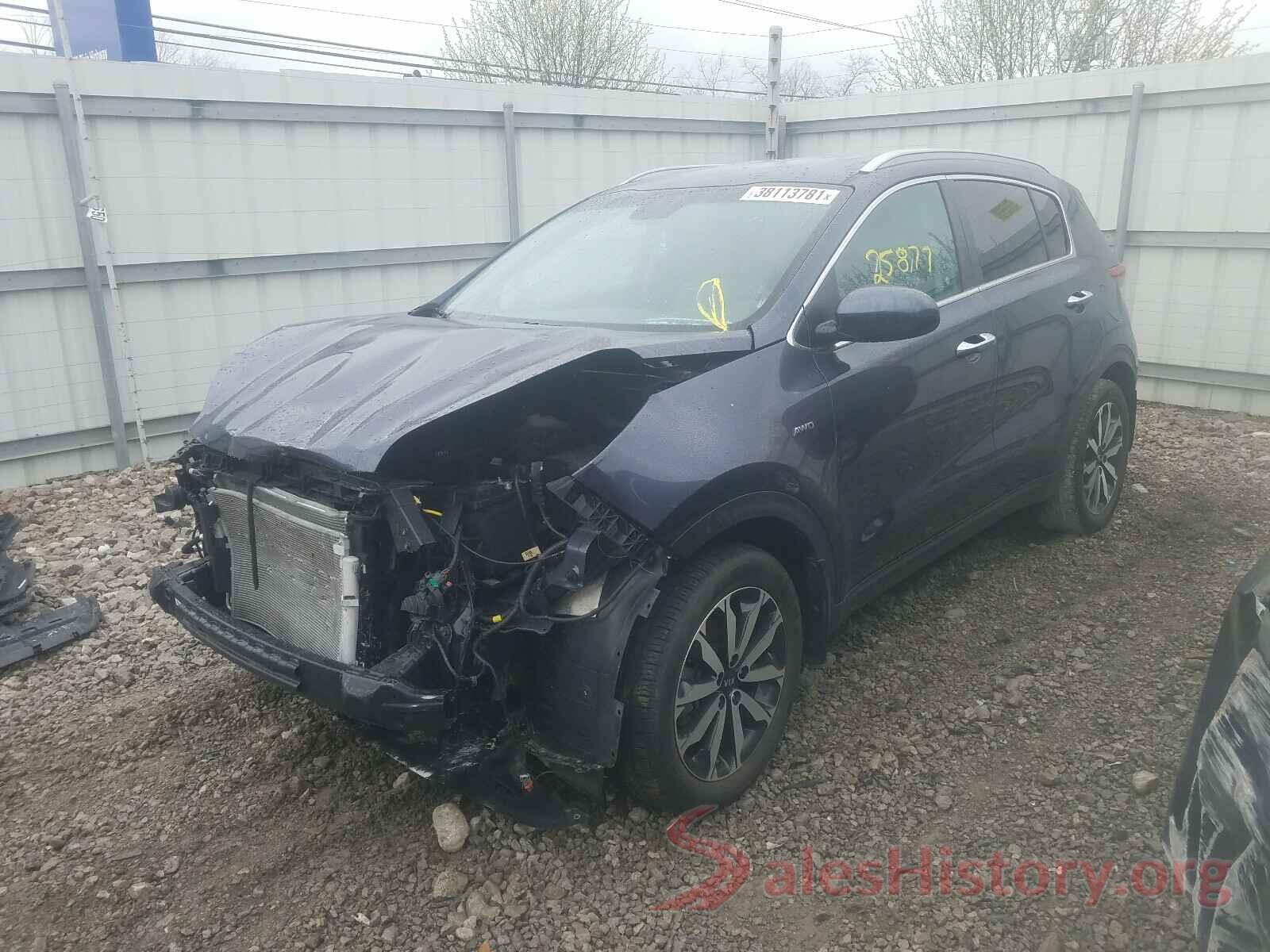 KNDPNCAC1H7285384 2017 KIA SPORTAGE