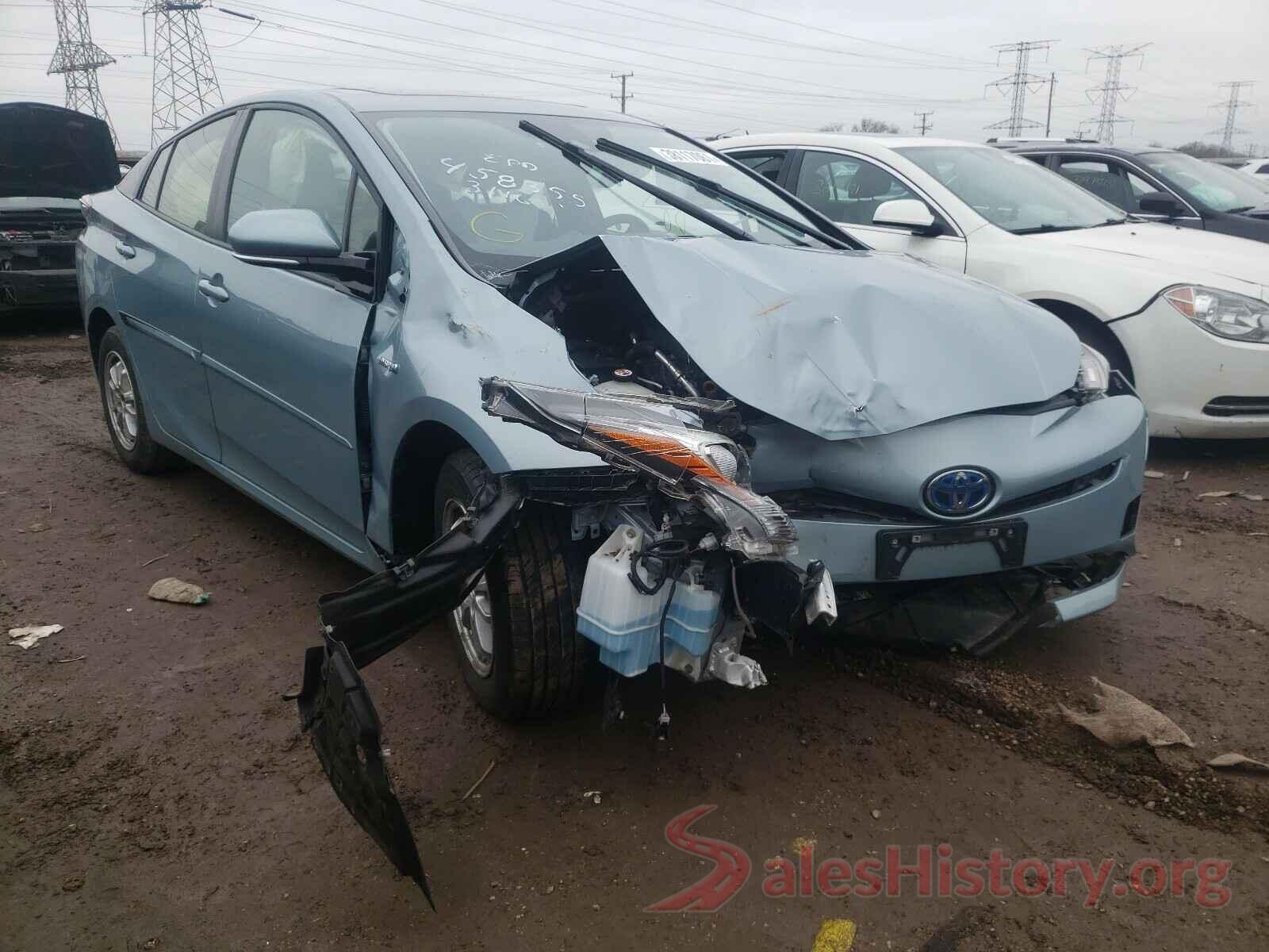 JTDKARFU5J3551481 2018 TOYOTA PRIUS