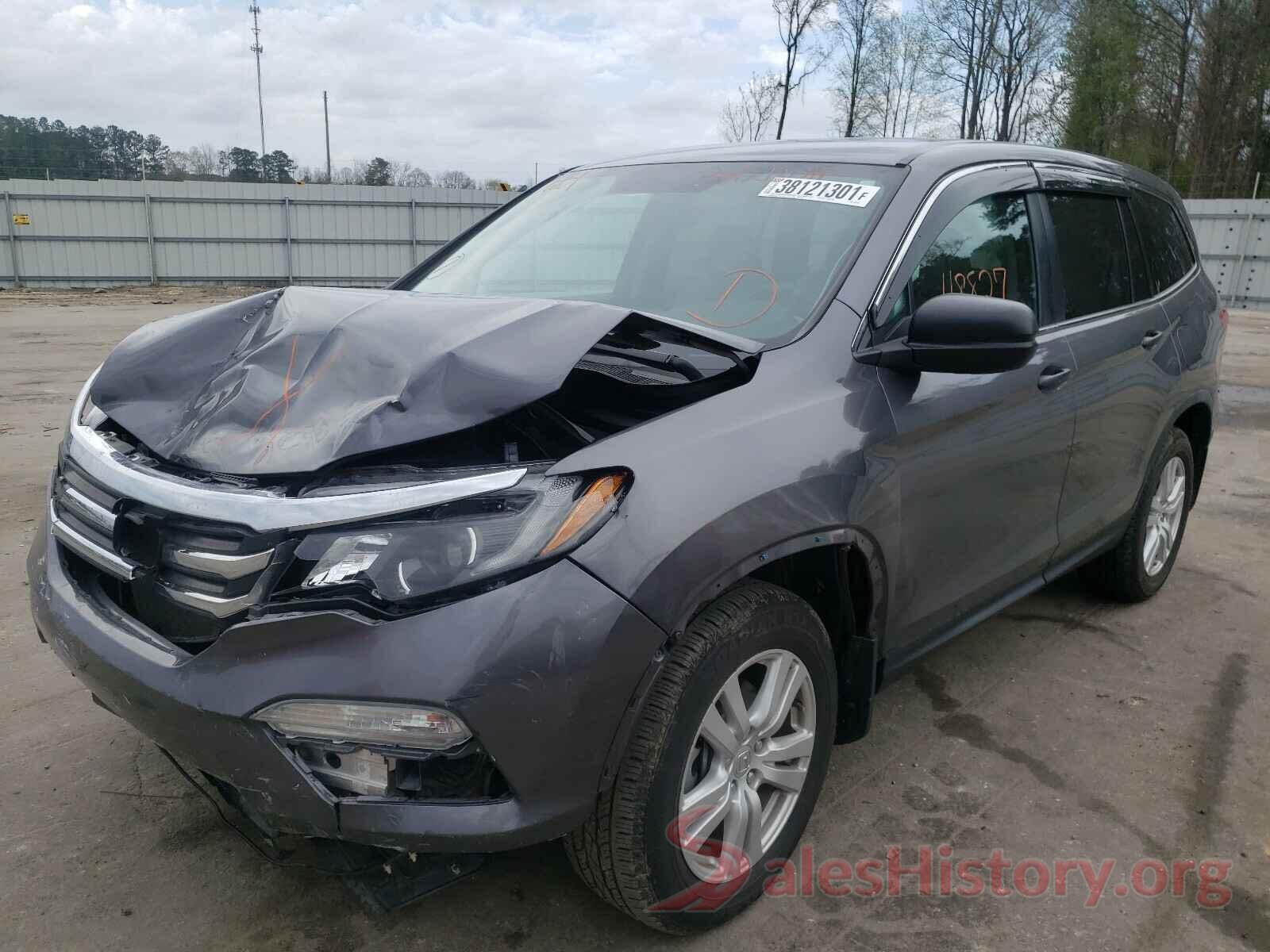 5FNYF5H1XGB019615 2016 HONDA PILOT