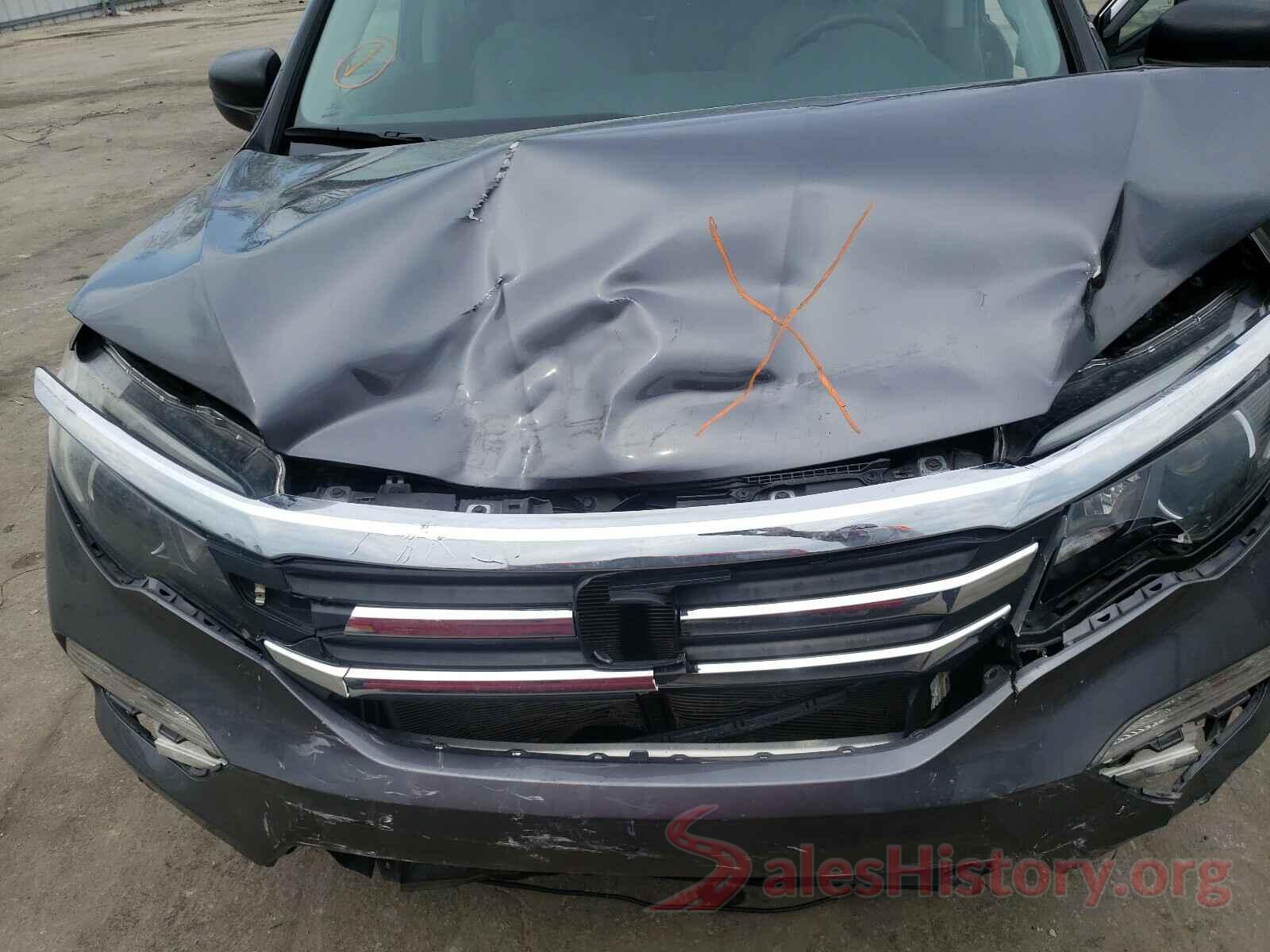 5FNYF5H1XGB019615 2016 HONDA PILOT