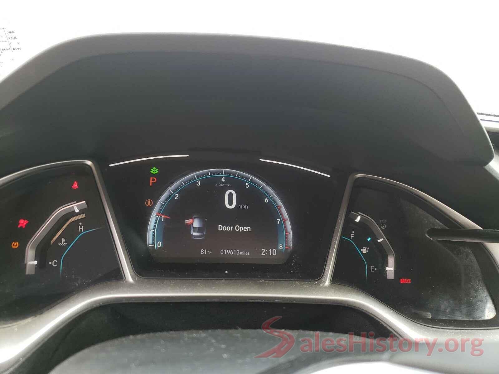 19XFC1F30KE200993 2019 HONDA CIVIC