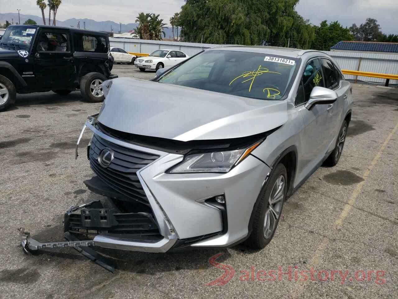 2T2ZZMCA2HC038822 2017 LEXUS RX350