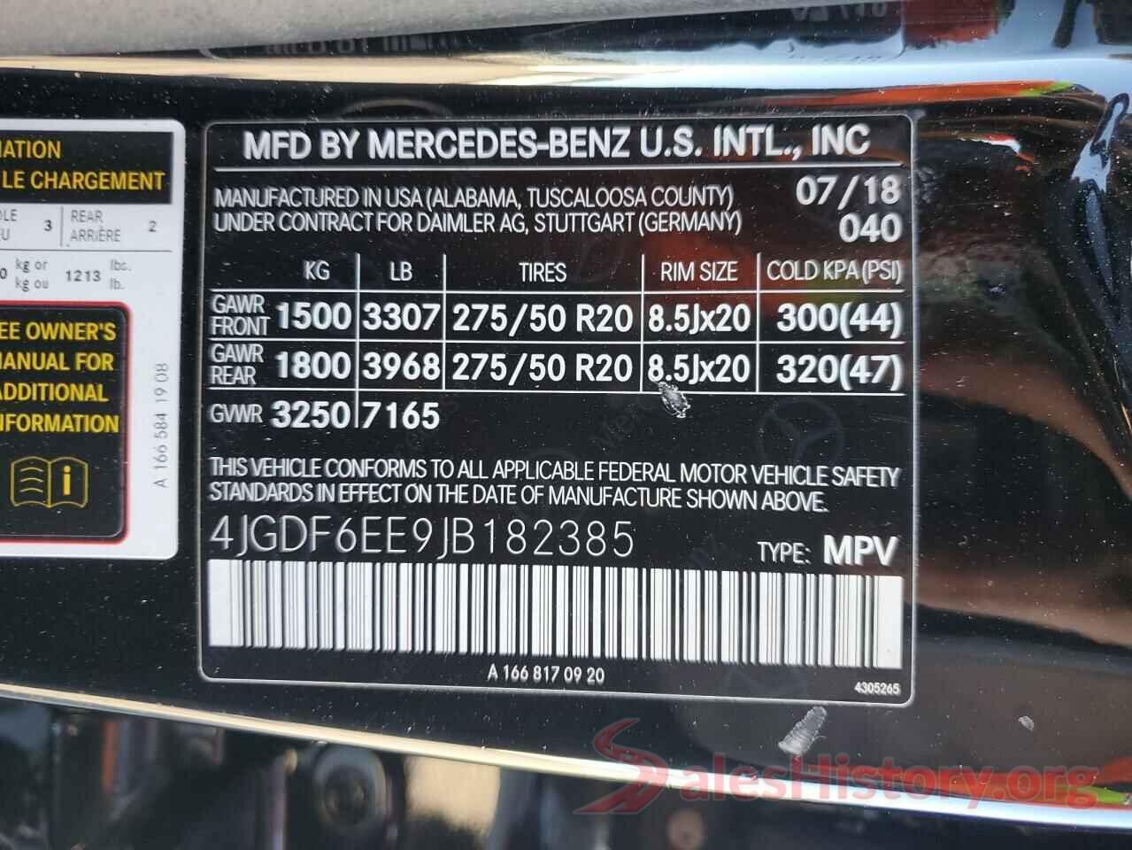 4JGDF6EE9JB182385 2018 MERCEDES-BENZ GLS-CLASS