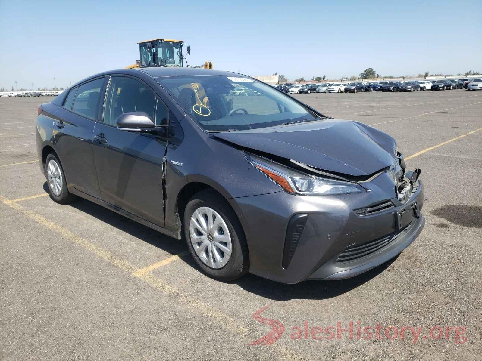 JTDKARFU0K3072712 2019 TOYOTA PRIUS