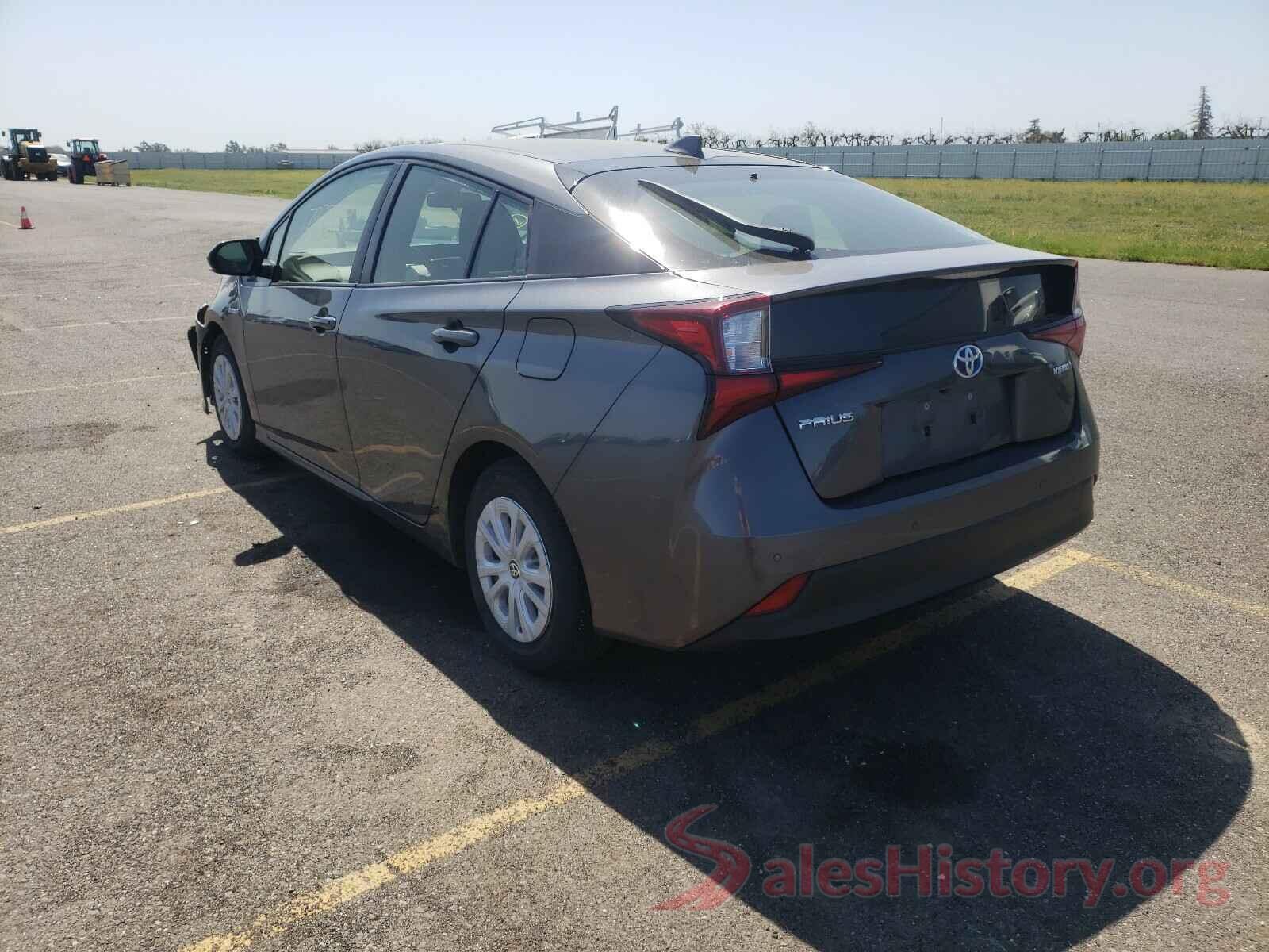 JTDKARFU0K3072712 2019 TOYOTA PRIUS