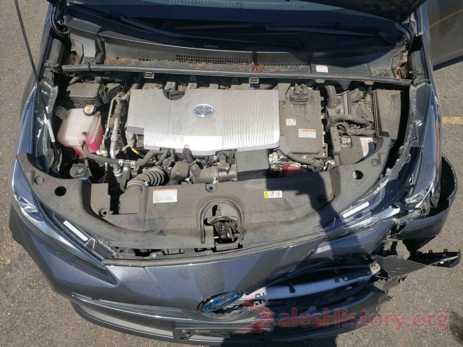 JTDKARFU0K3072712 2019 TOYOTA PRIUS