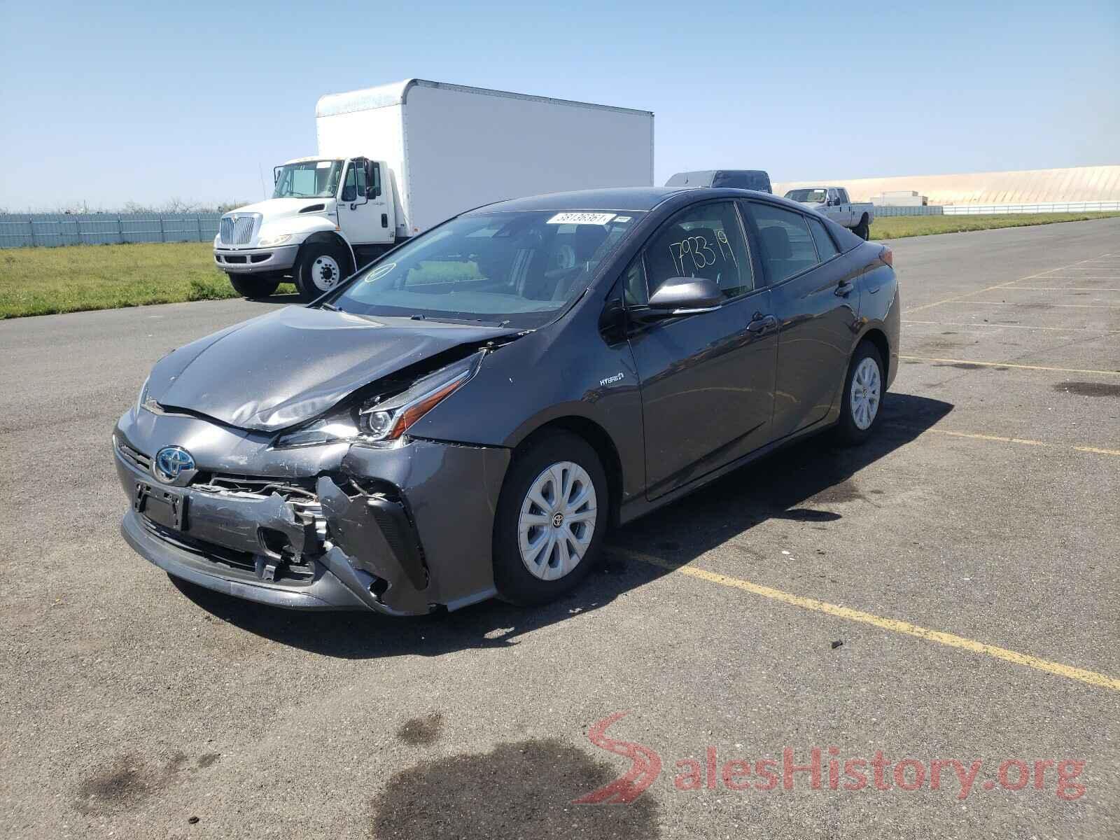 JTDKARFU0K3072712 2019 TOYOTA PRIUS