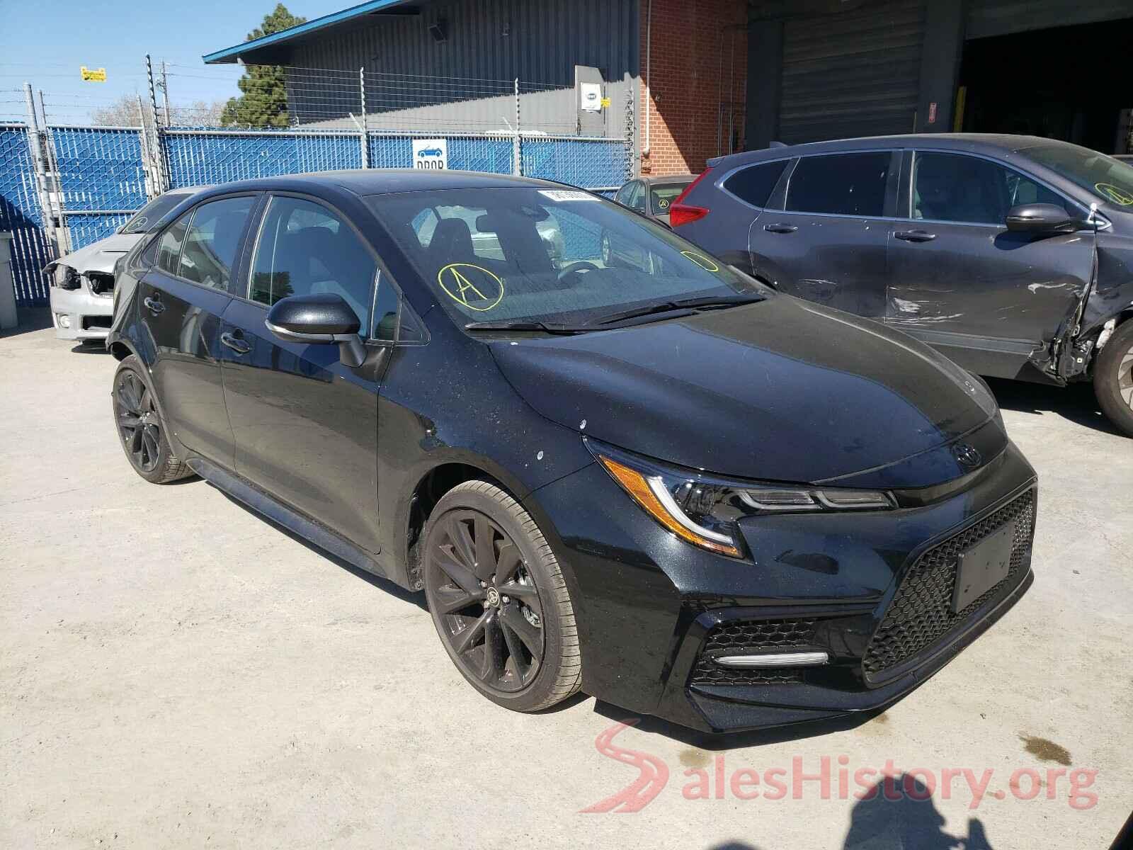 5YFS4MCE4MP072262 2021 TOYOTA COROLLA