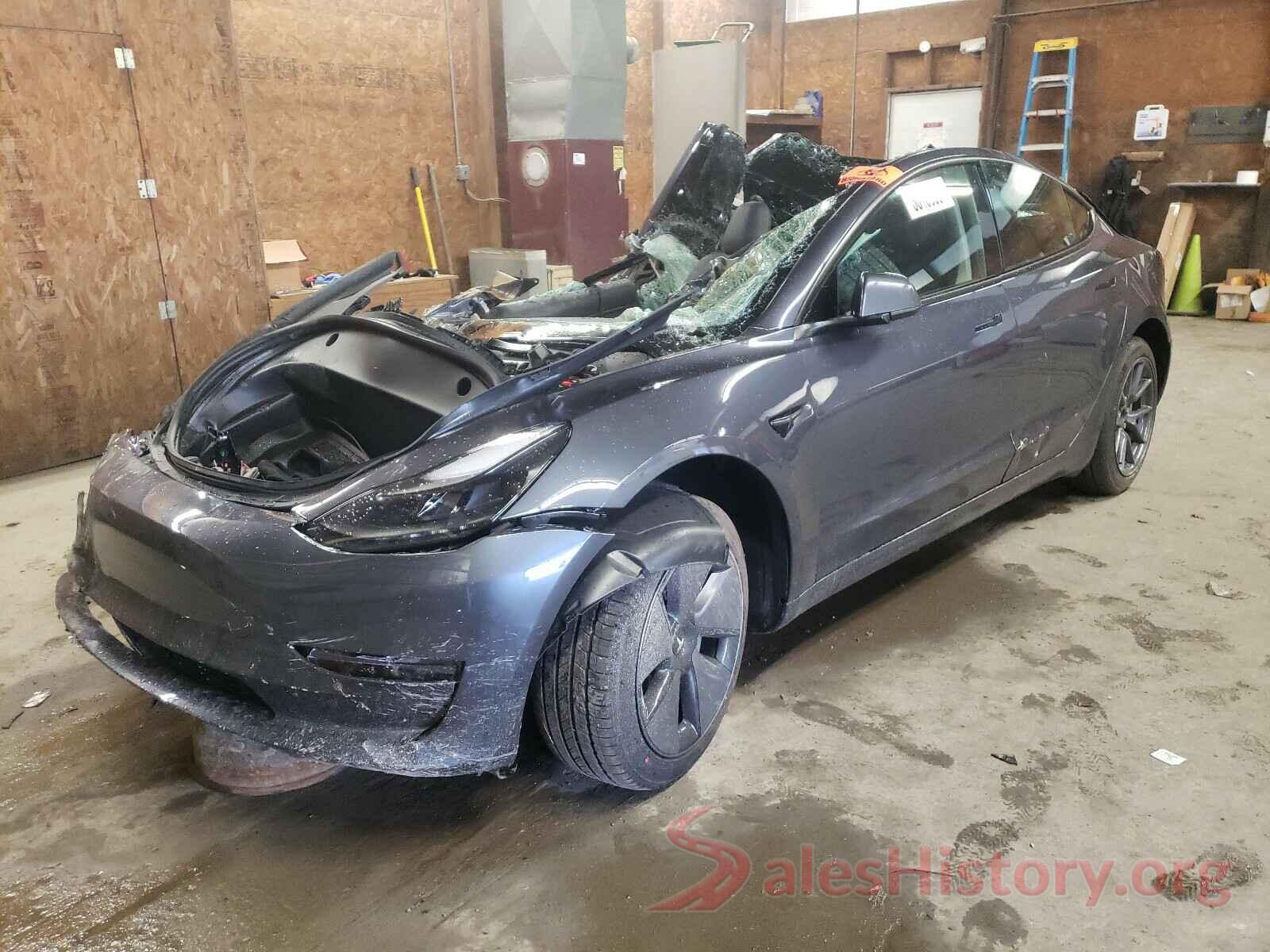 5YJ3E1EB7MF901940 2021 TESLA MODEL 3