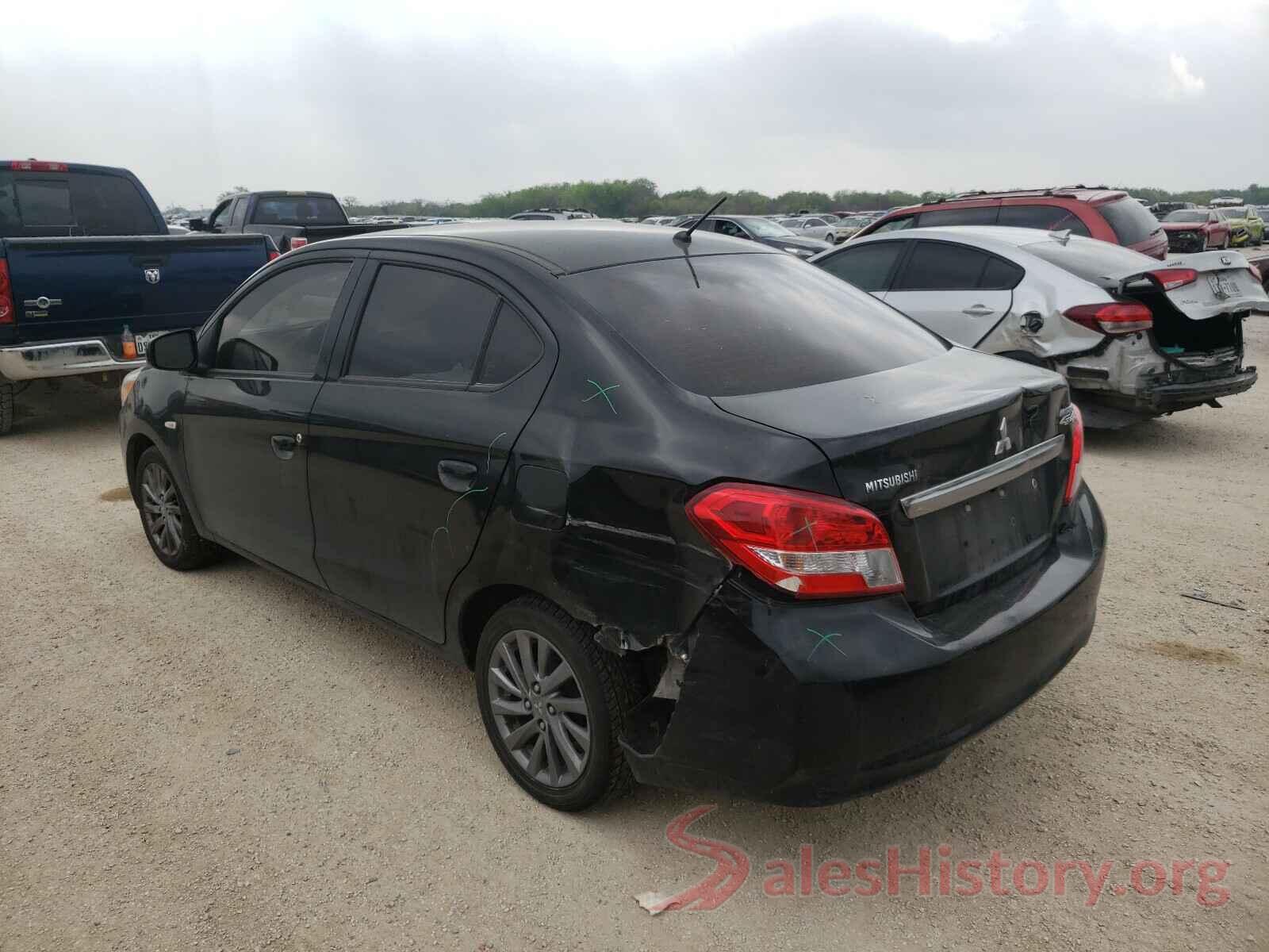 ML32F3FJ7JHF02876 2018 MITSUBISHI MIRAGE