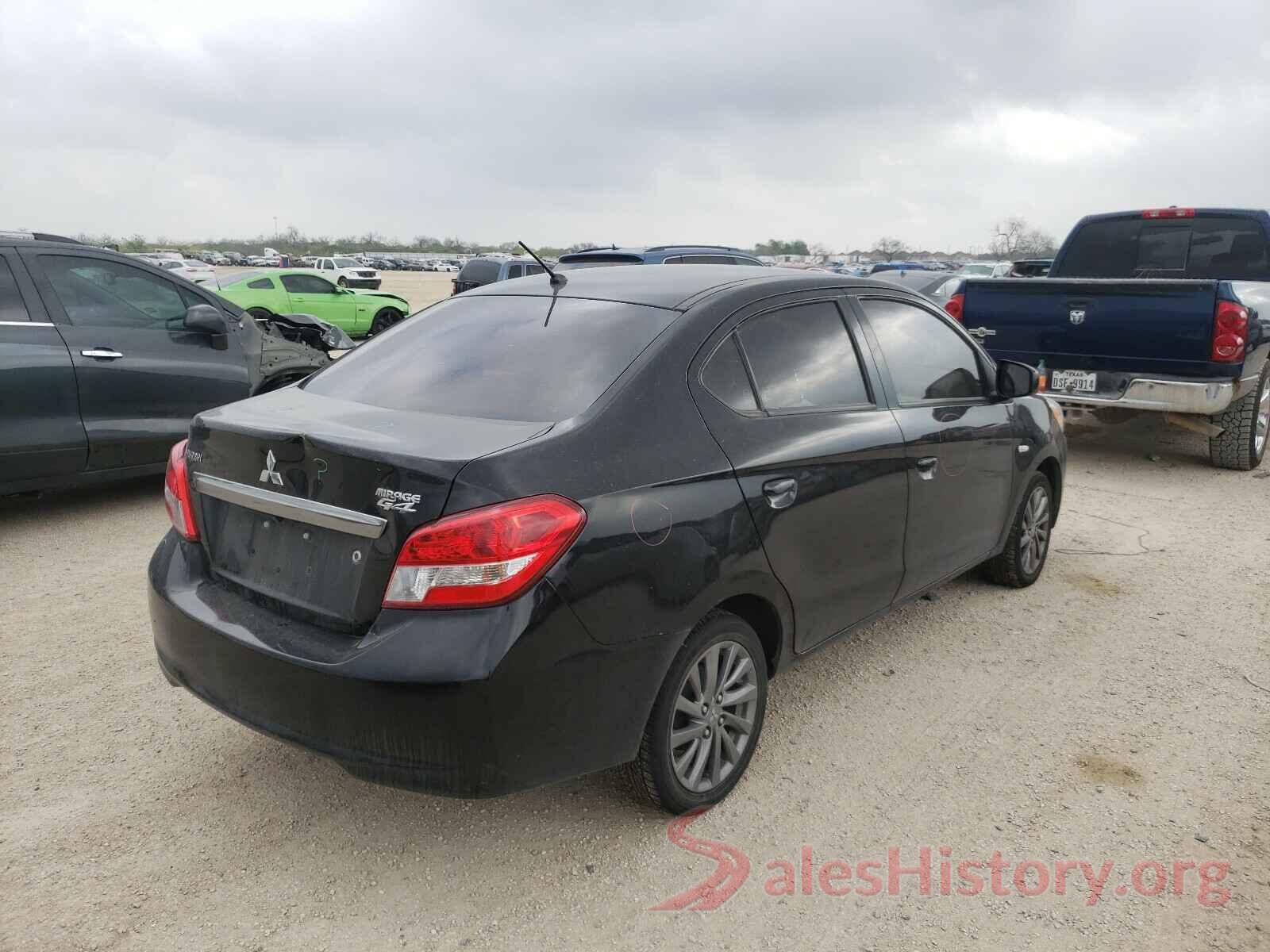 ML32F3FJ7JHF02876 2018 MITSUBISHI MIRAGE