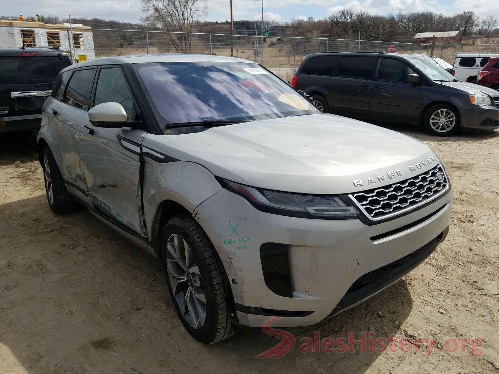 SALZP2FX3LH075826 2020 LAND ROVER RANGEROVER