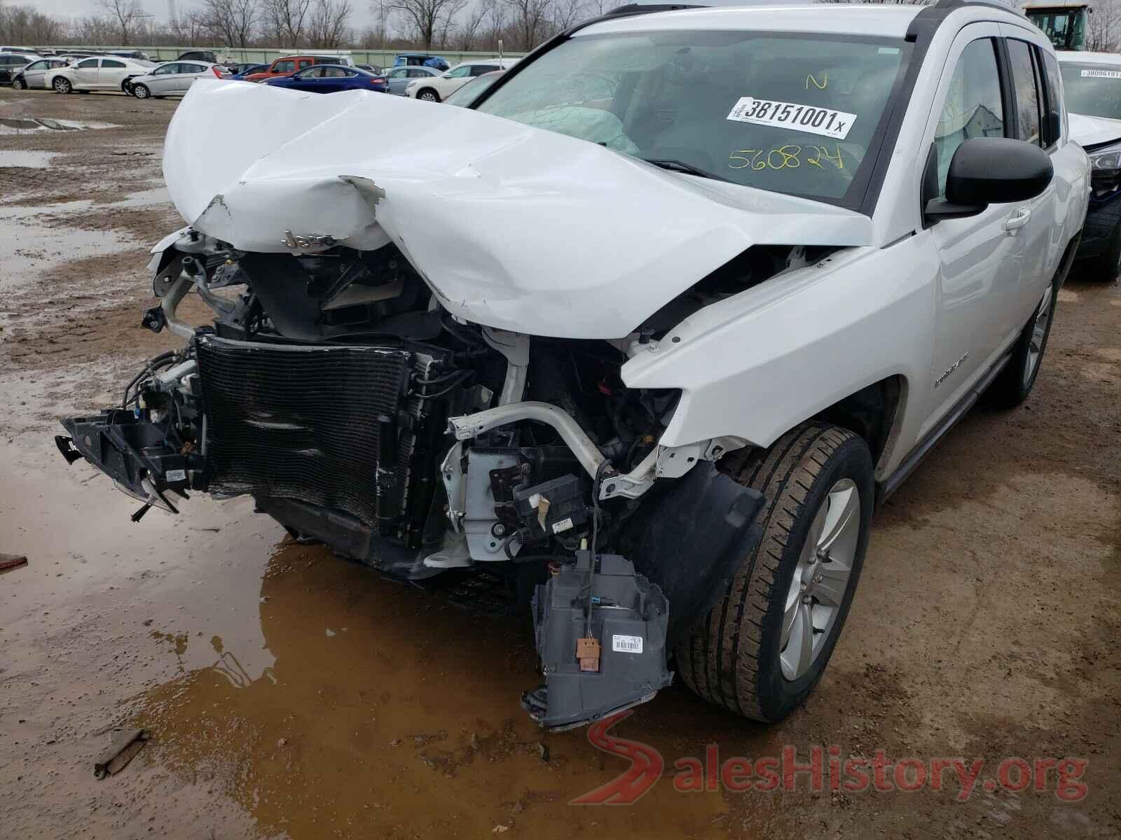 1C4NJCBA9GD560824 2016 JEEP COMPASS