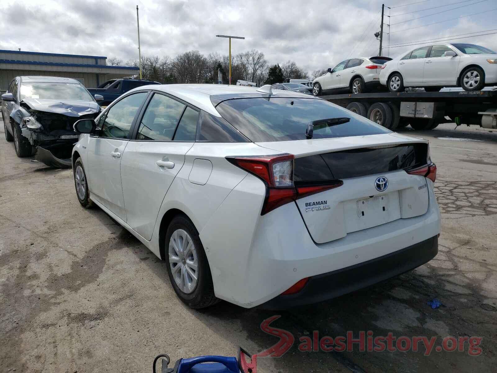 JTDKARFU6K3102389 2019 TOYOTA PRIUS