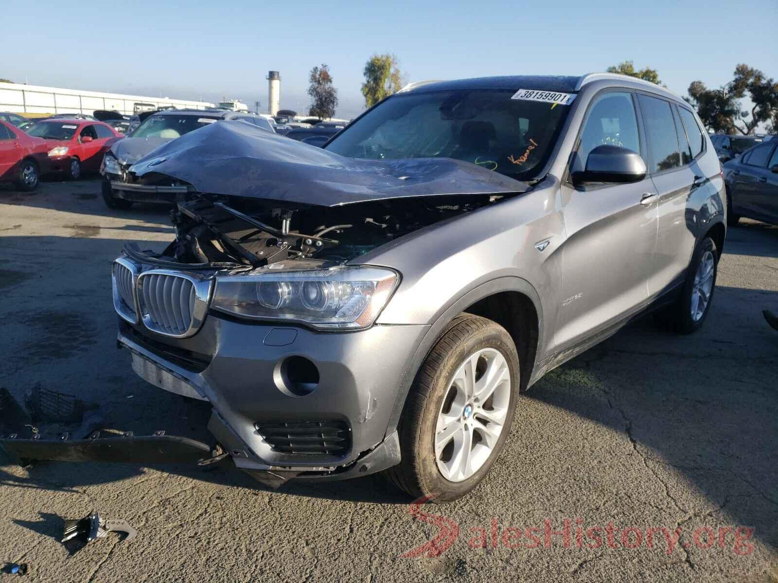 5UXWX7C56G0K36070 2016 BMW X3