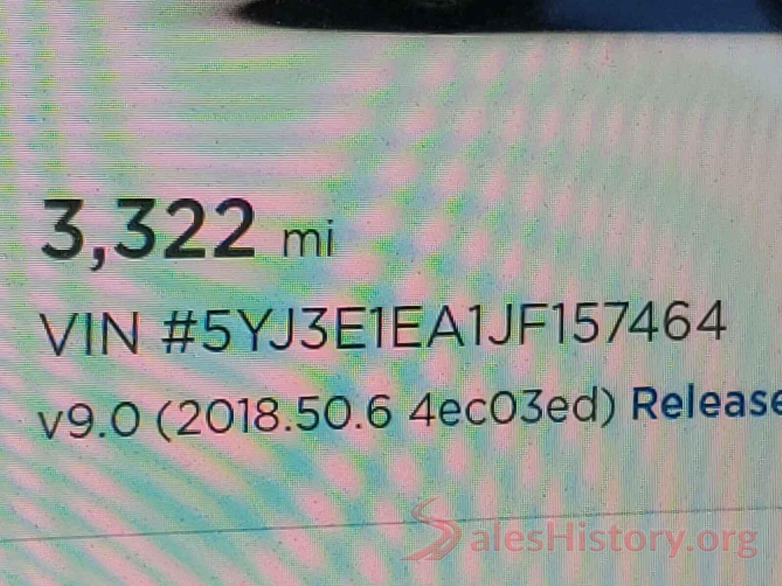 5YJ3E1EA1JF157464 2018 TESLA MODEL 3