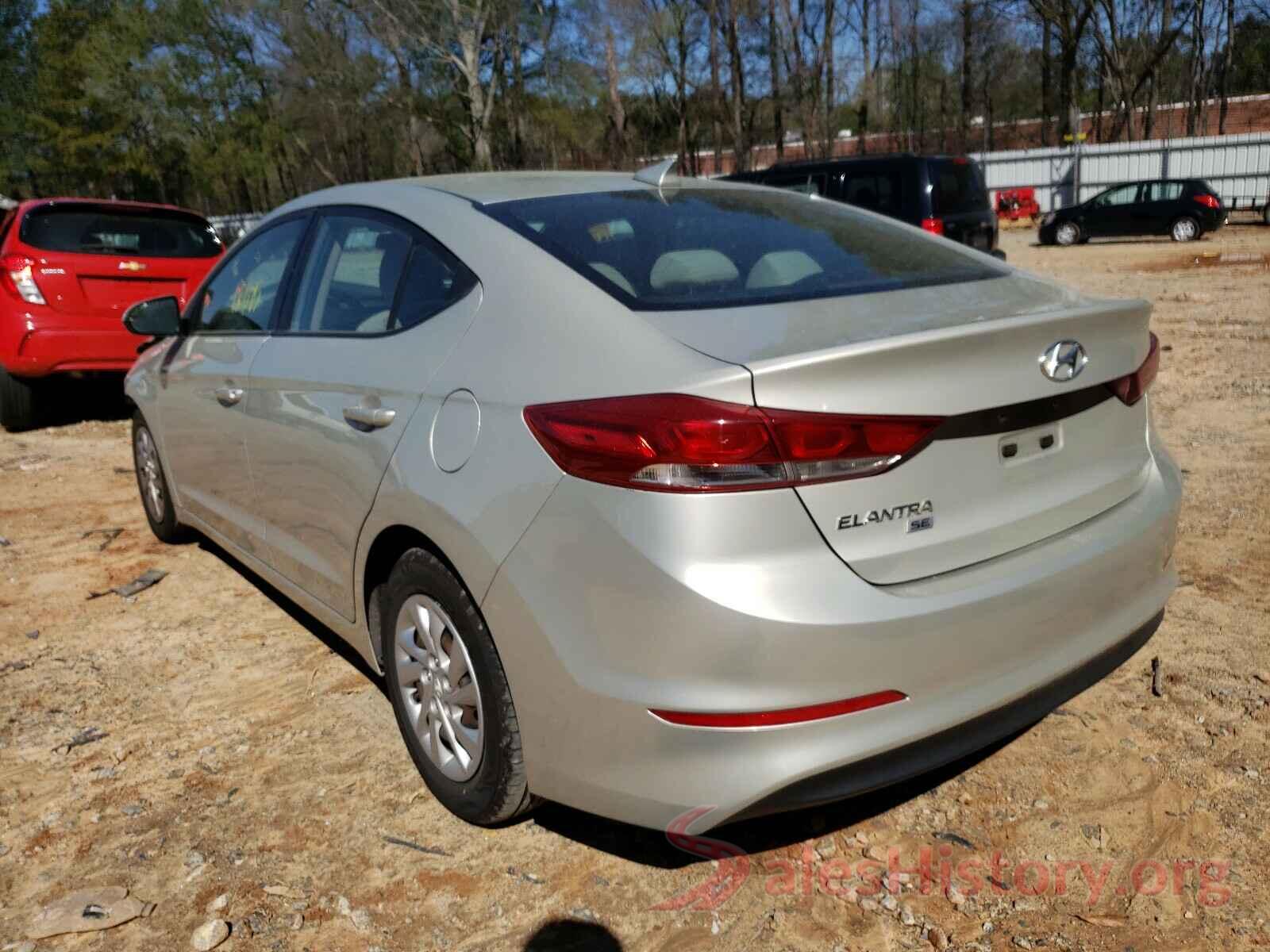 5NPD74LF8HH163773 2017 HYUNDAI ELANTRA