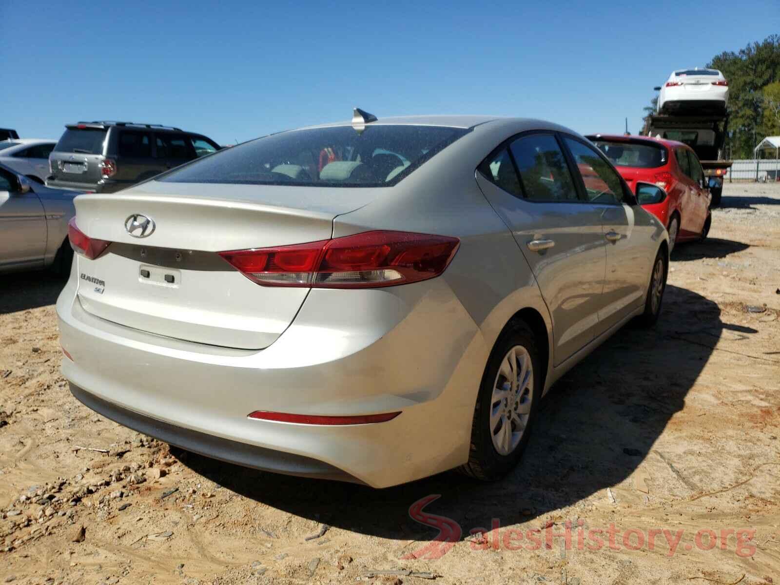 5NPD74LF8HH163773 2017 HYUNDAI ELANTRA