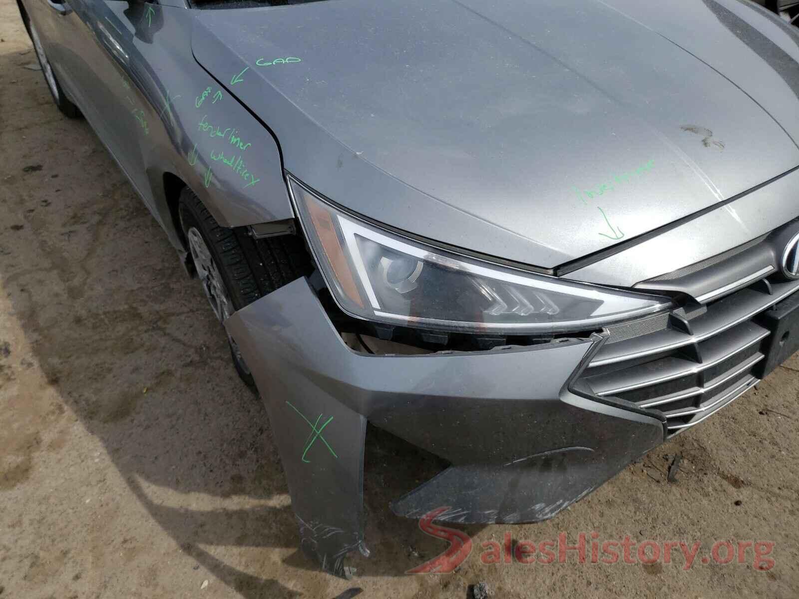 5NPD74LF7KH466969 2019 HYUNDAI ELANTRA