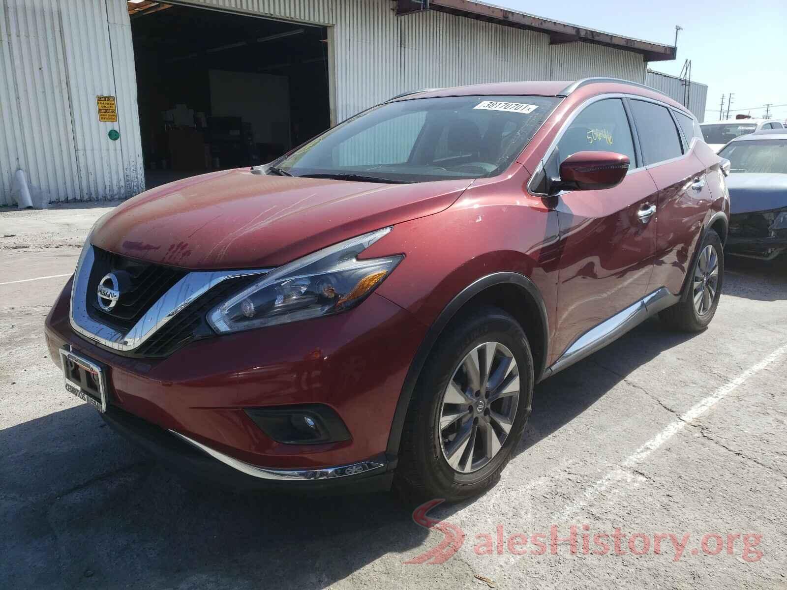 5N1AZ2MG6JN117305 2018 NISSAN MURANO