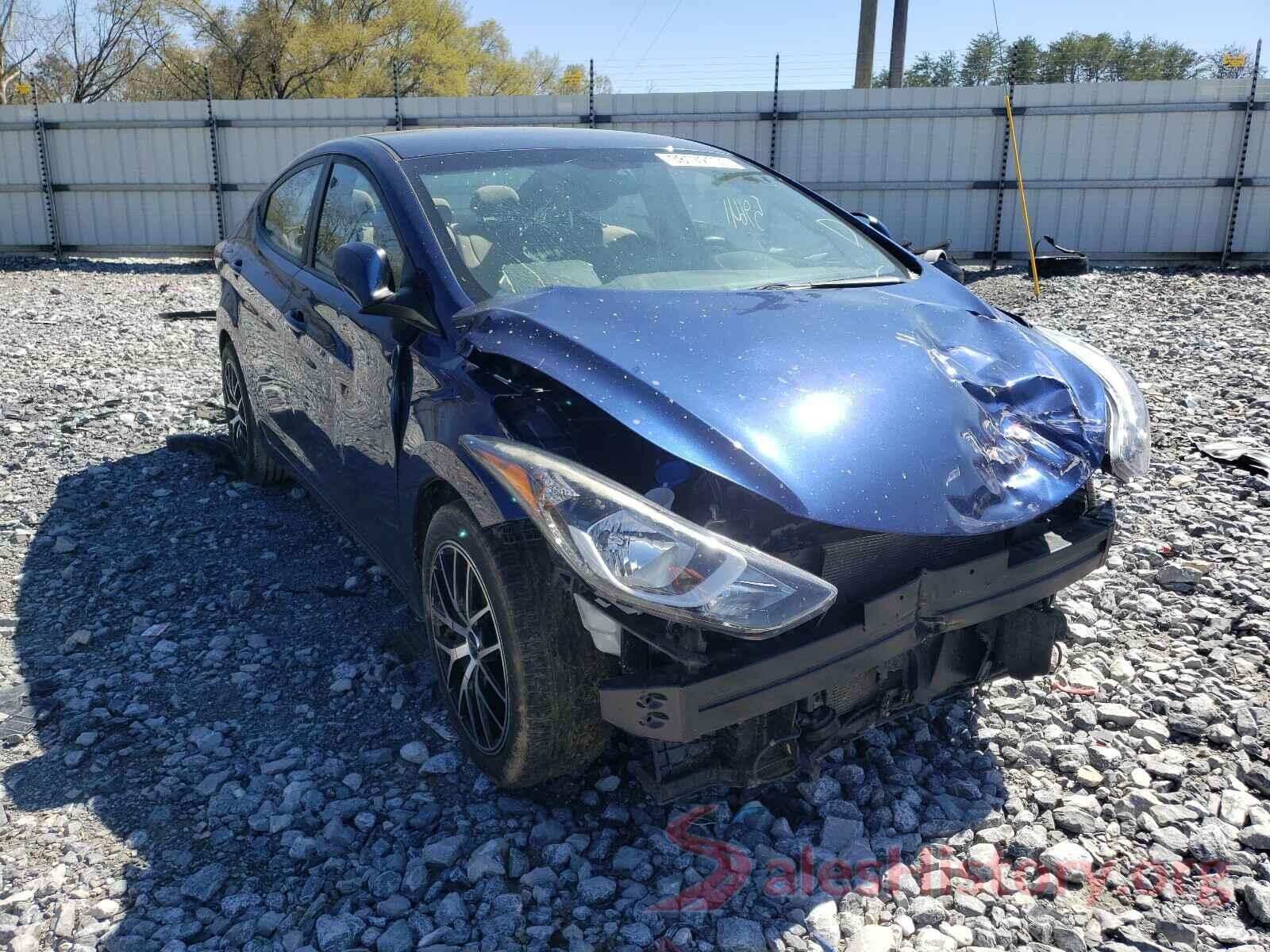 5NPDH4AE6GH759597 2016 HYUNDAI ELANTRA