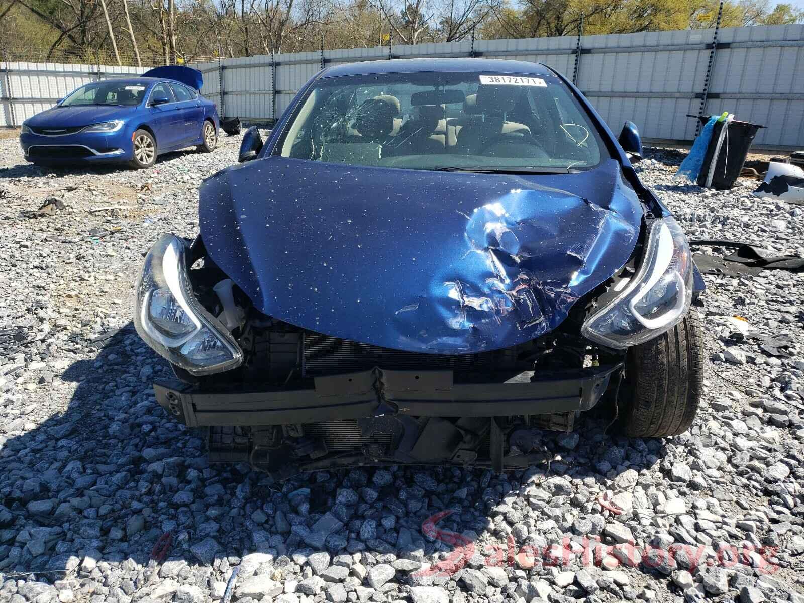 5NPDH4AE6GH759597 2016 HYUNDAI ELANTRA