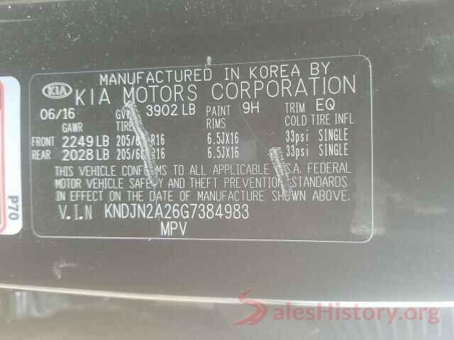 KNDJN2A26G7384983 2016 KIA SOUL