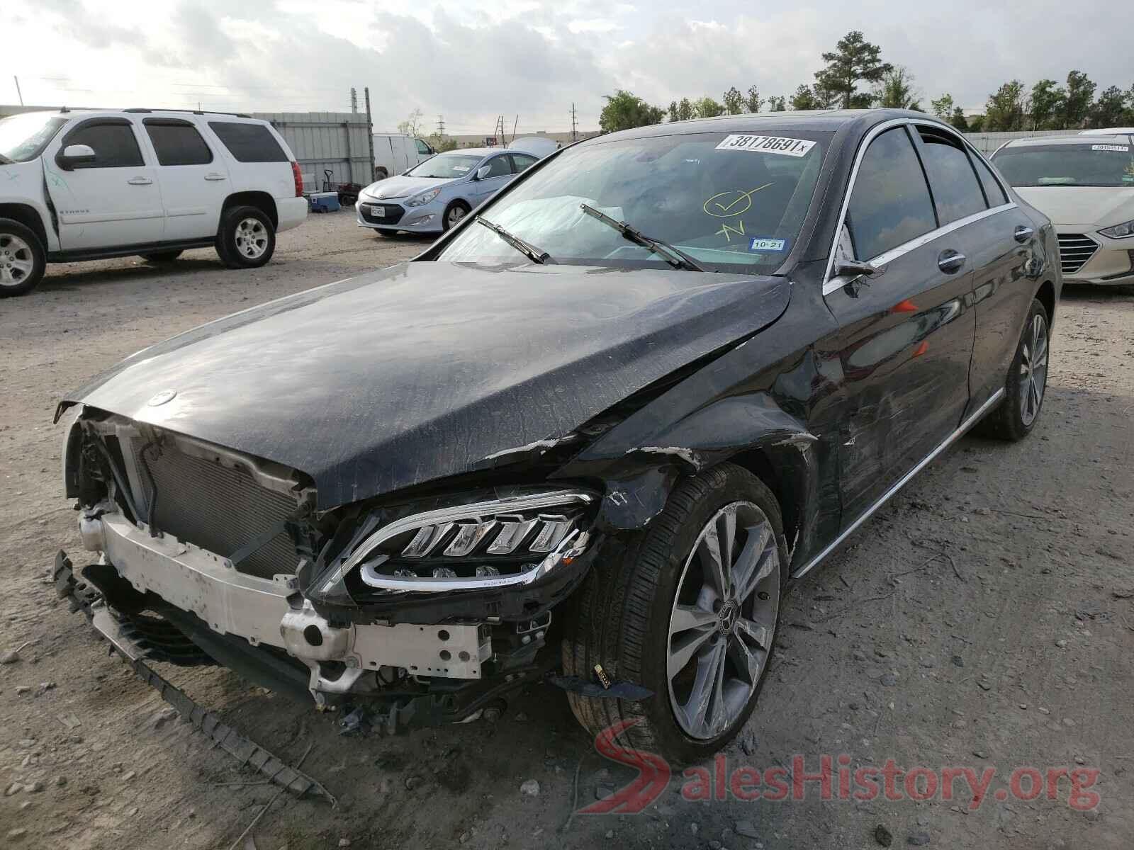 55SWF8DB0KU306363 2019 MERCEDES-BENZ C CLASS