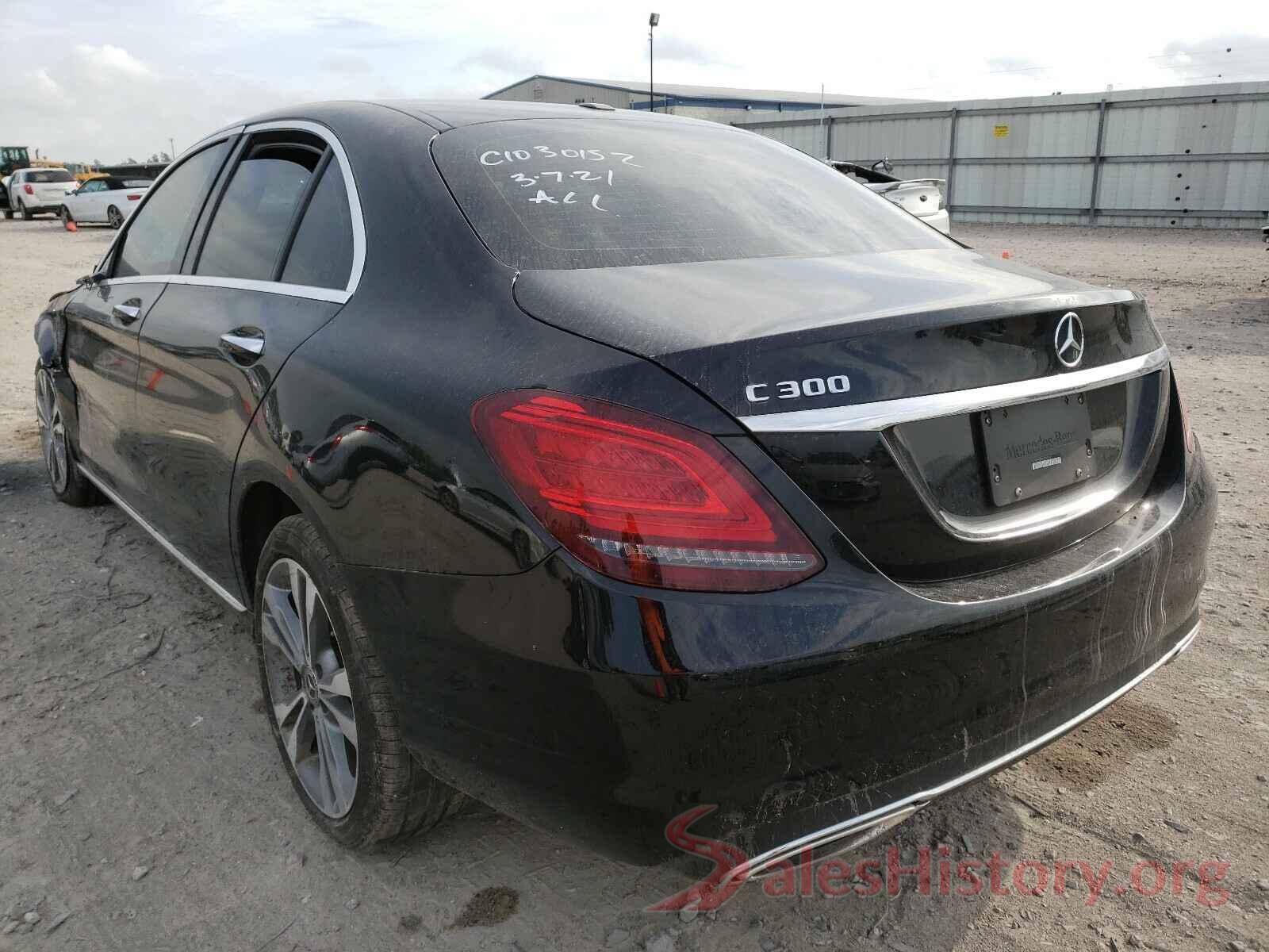 55SWF8DB0KU306363 2019 MERCEDES-BENZ C CLASS