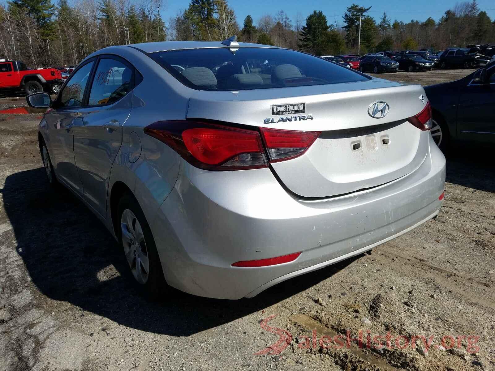 5NPDH4AE1GH731285 2016 HYUNDAI ELANTRA