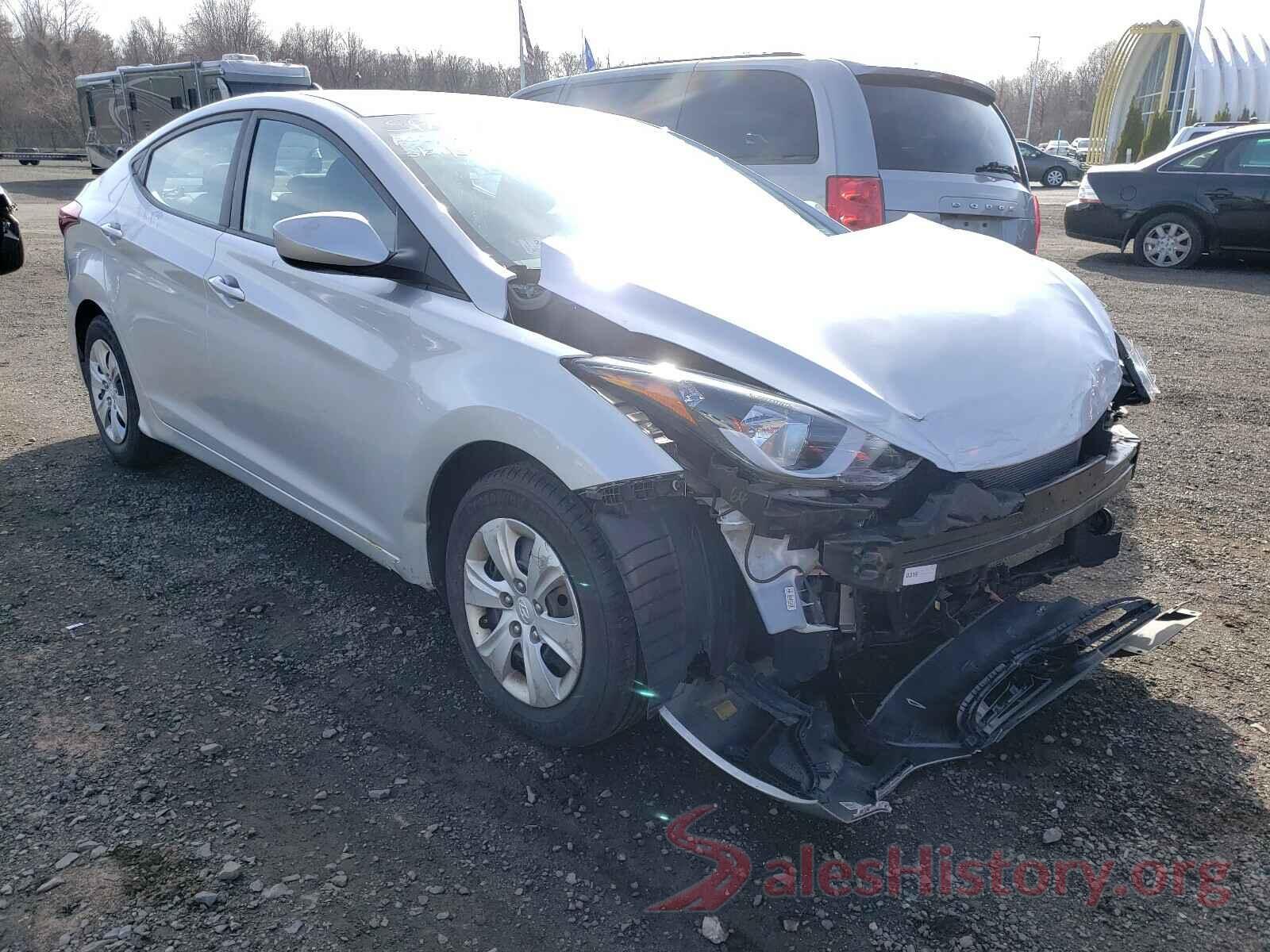 5NPDH4AE4GH785678 2016 HYUNDAI ELANTRA