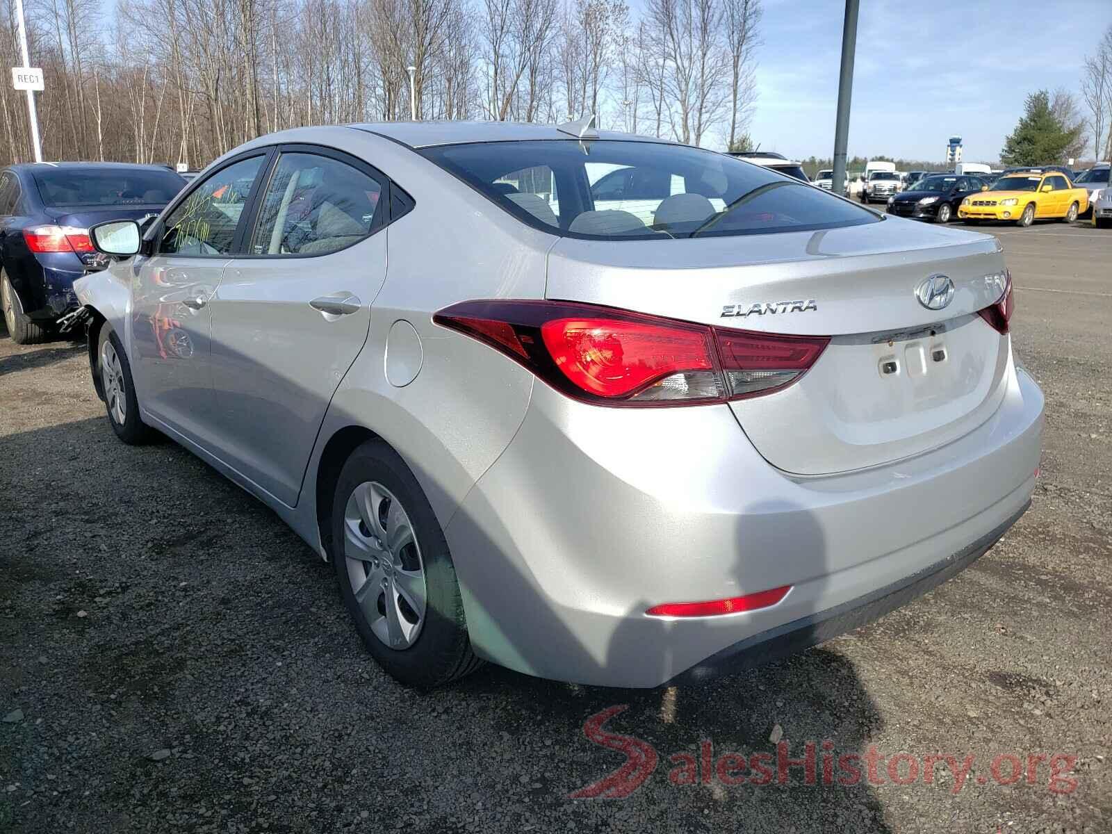 5NPDH4AE4GH785678 2016 HYUNDAI ELANTRA