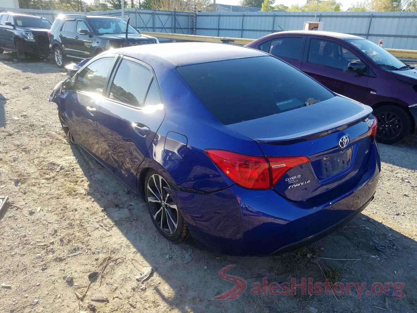 5YFBURHE8HP614829 2017 TOYOTA COROLLA