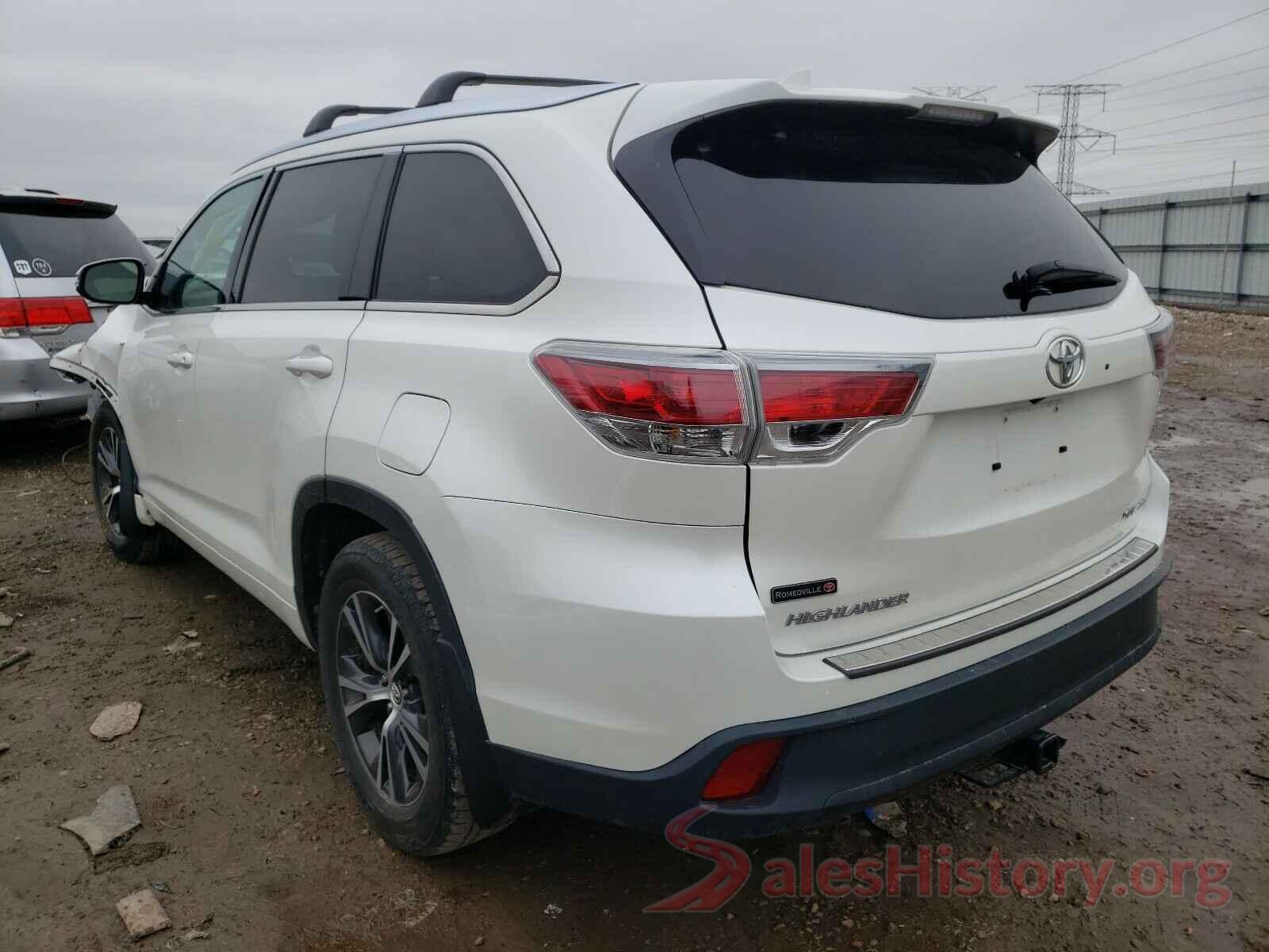 5TDJKRFH3GS268192 2016 TOYOTA HIGHLANDER