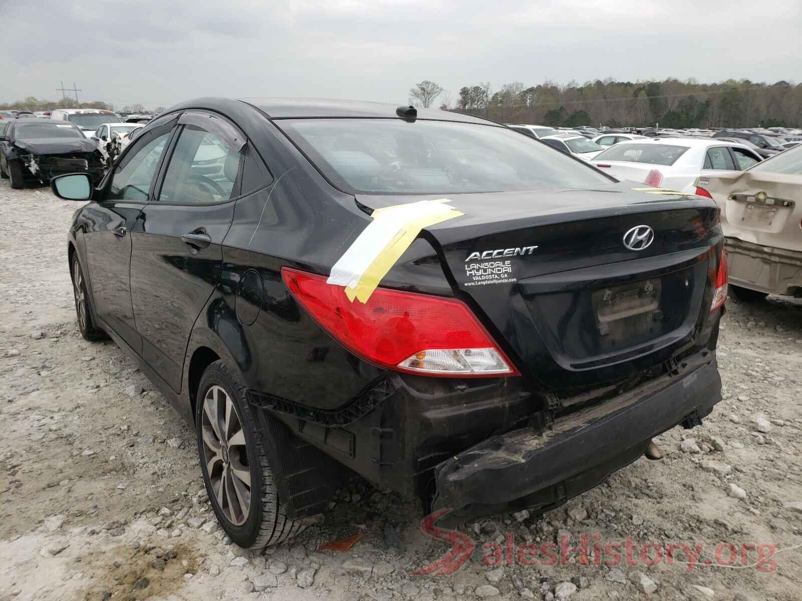 KMHCT4AE4HU373970 2017 HYUNDAI ACCENT