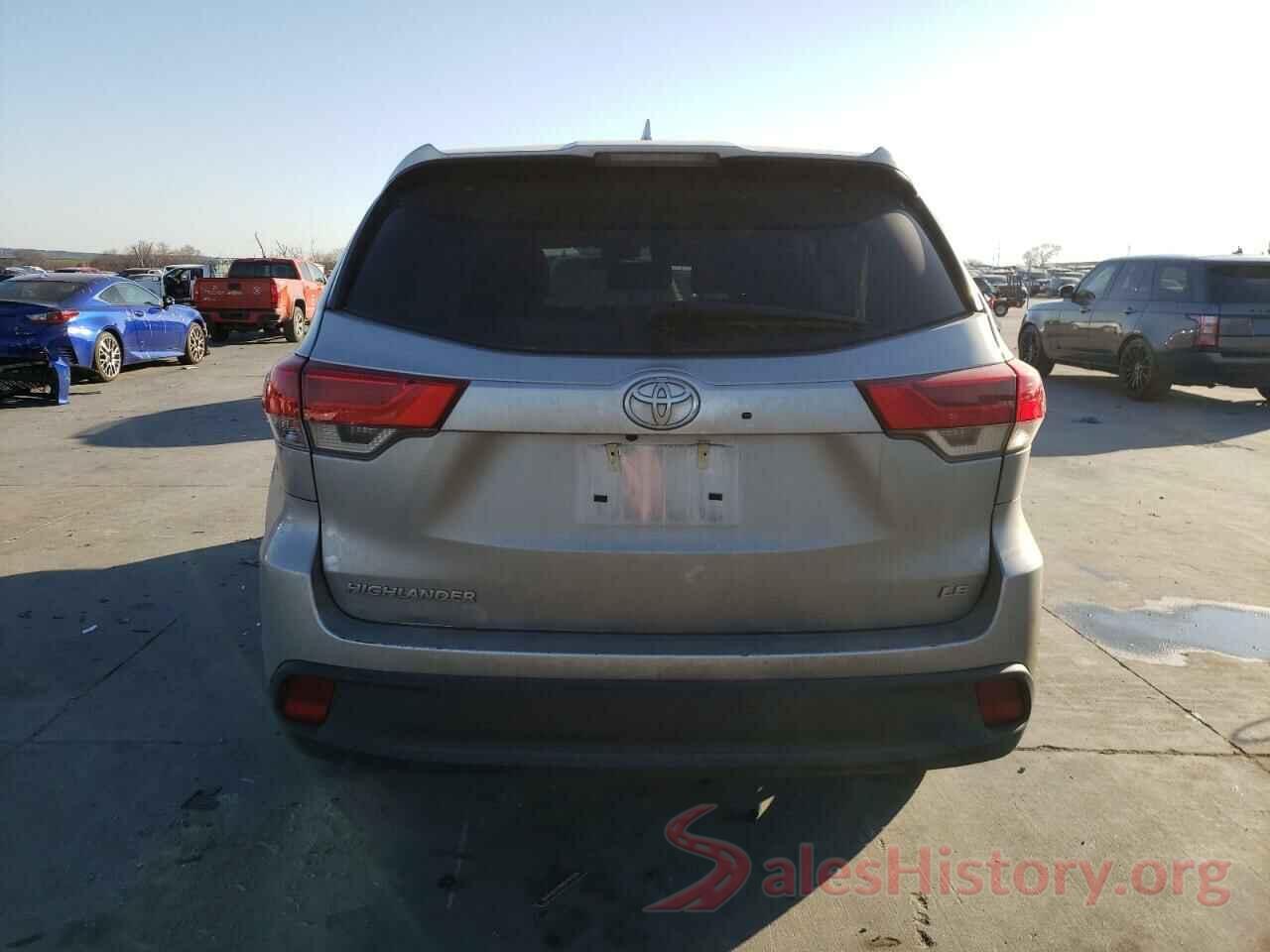 5TDZZRFH8KS368313 2019 TOYOTA HIGHLANDER