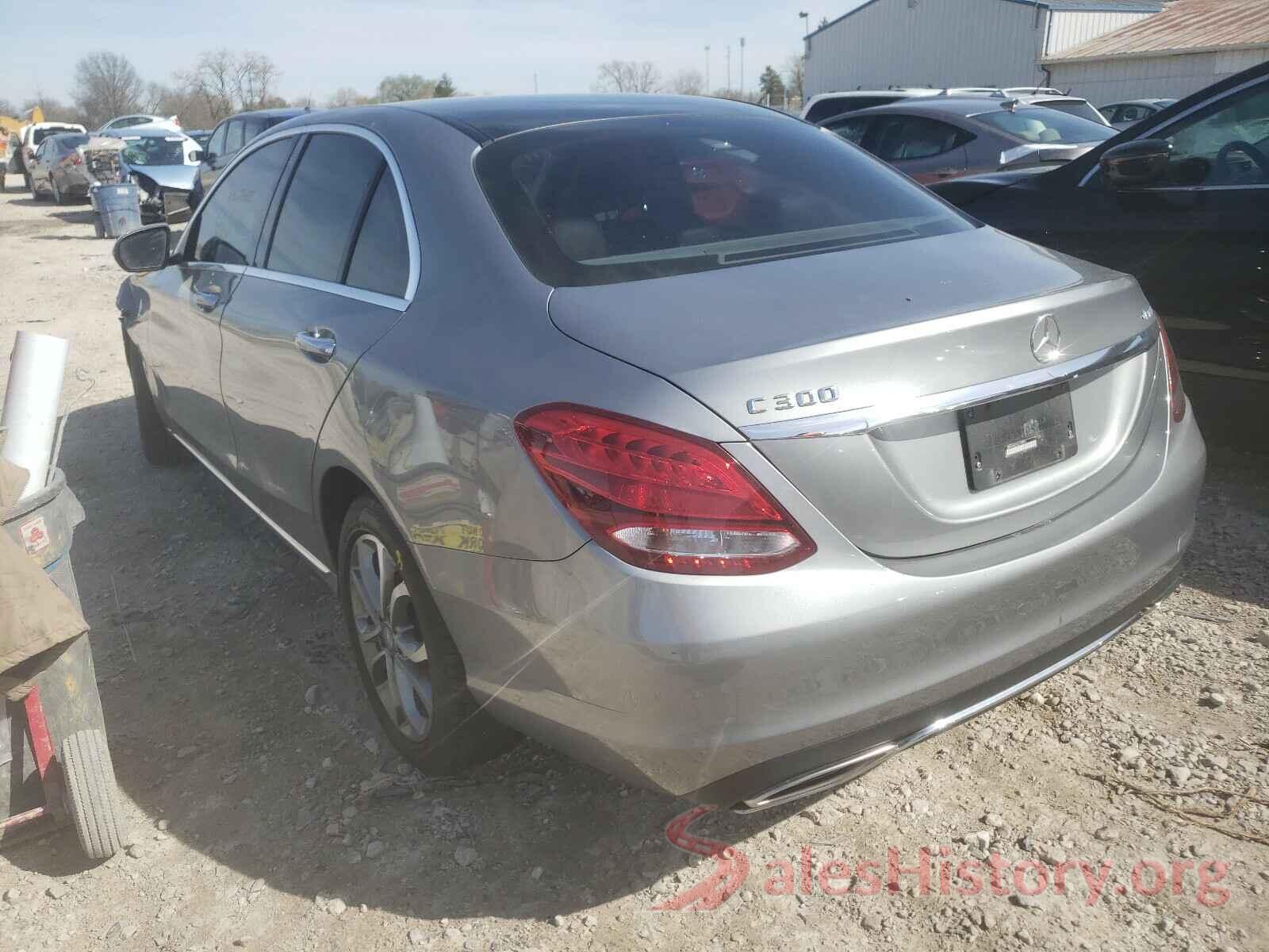 55SWF4KB7GU104879 2016 MERCEDES-BENZ C CLASS