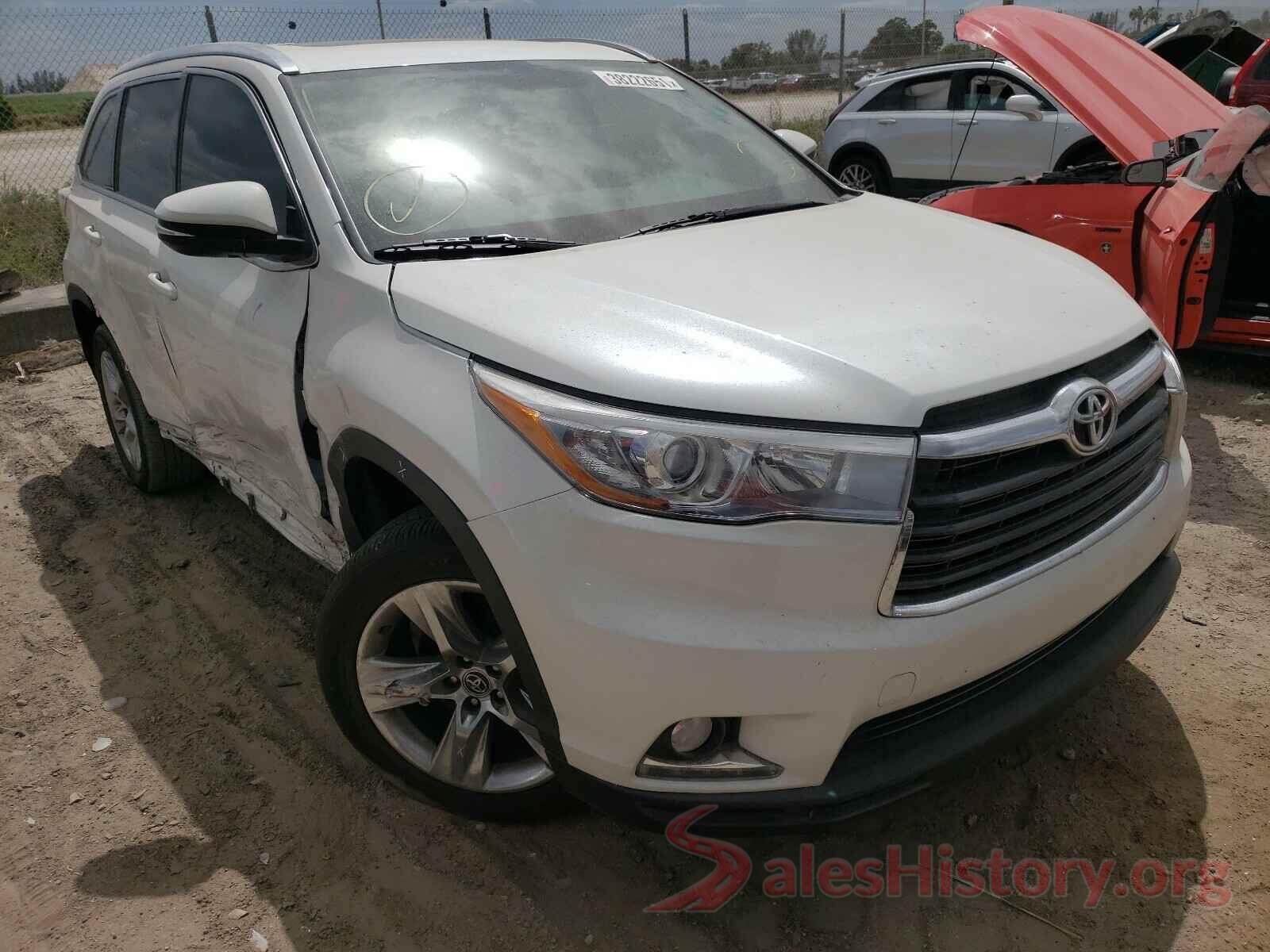 5TDYKRFH1GS139639 2016 TOYOTA HIGHLANDER