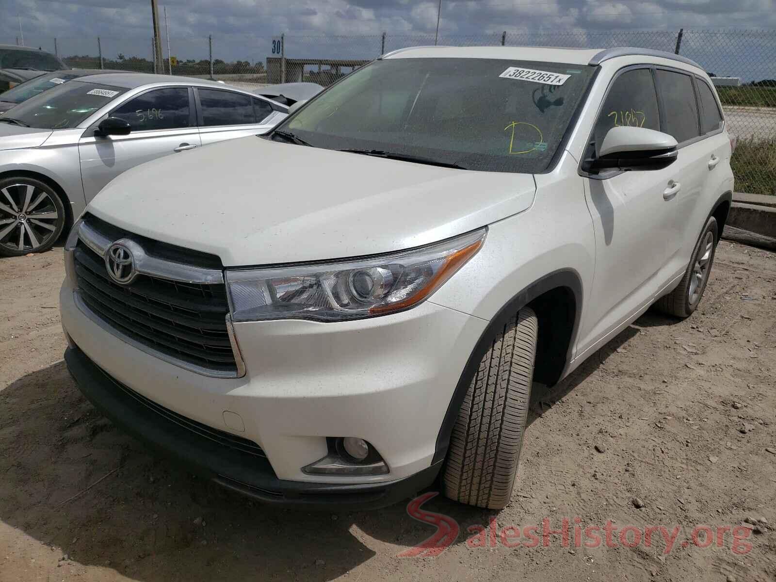 5TDYKRFH1GS139639 2016 TOYOTA HIGHLANDER