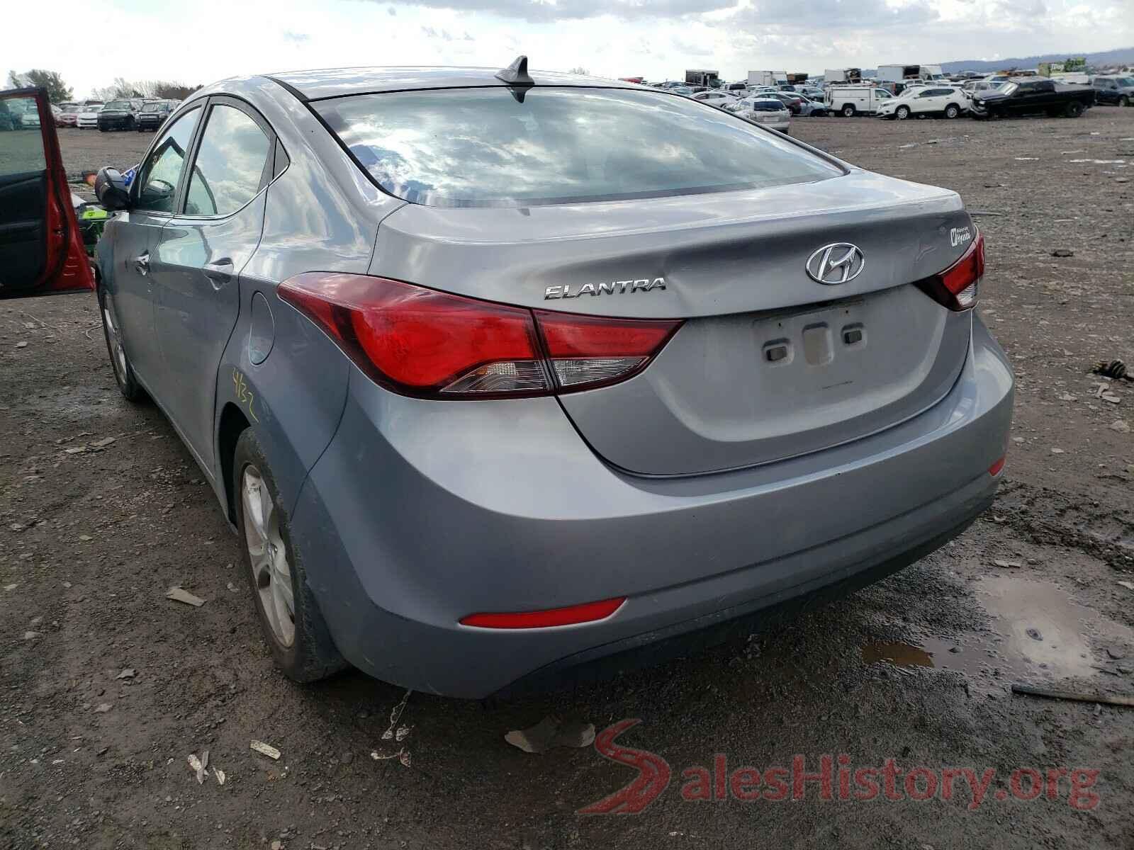 KMHDH4AEXGU520216 2016 HYUNDAI ELANTRA