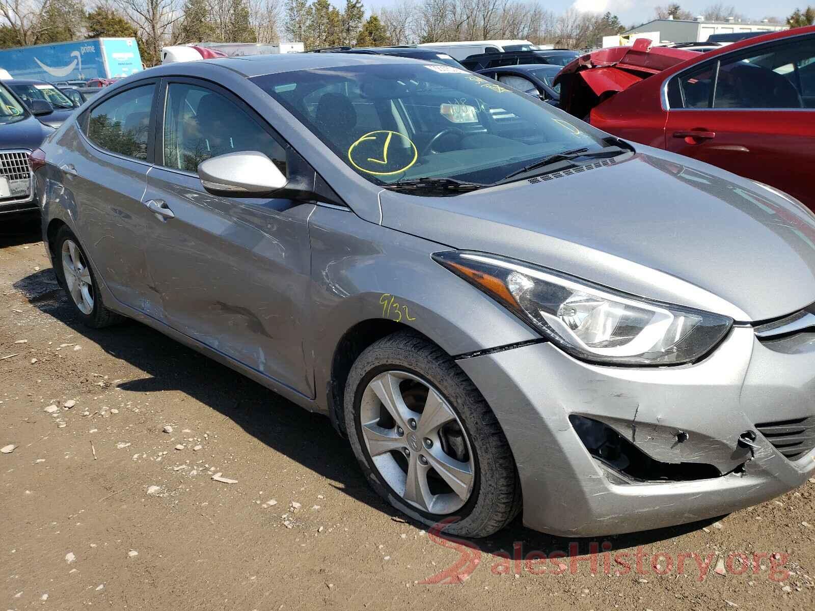 KMHDH4AEXGU520216 2016 HYUNDAI ELANTRA